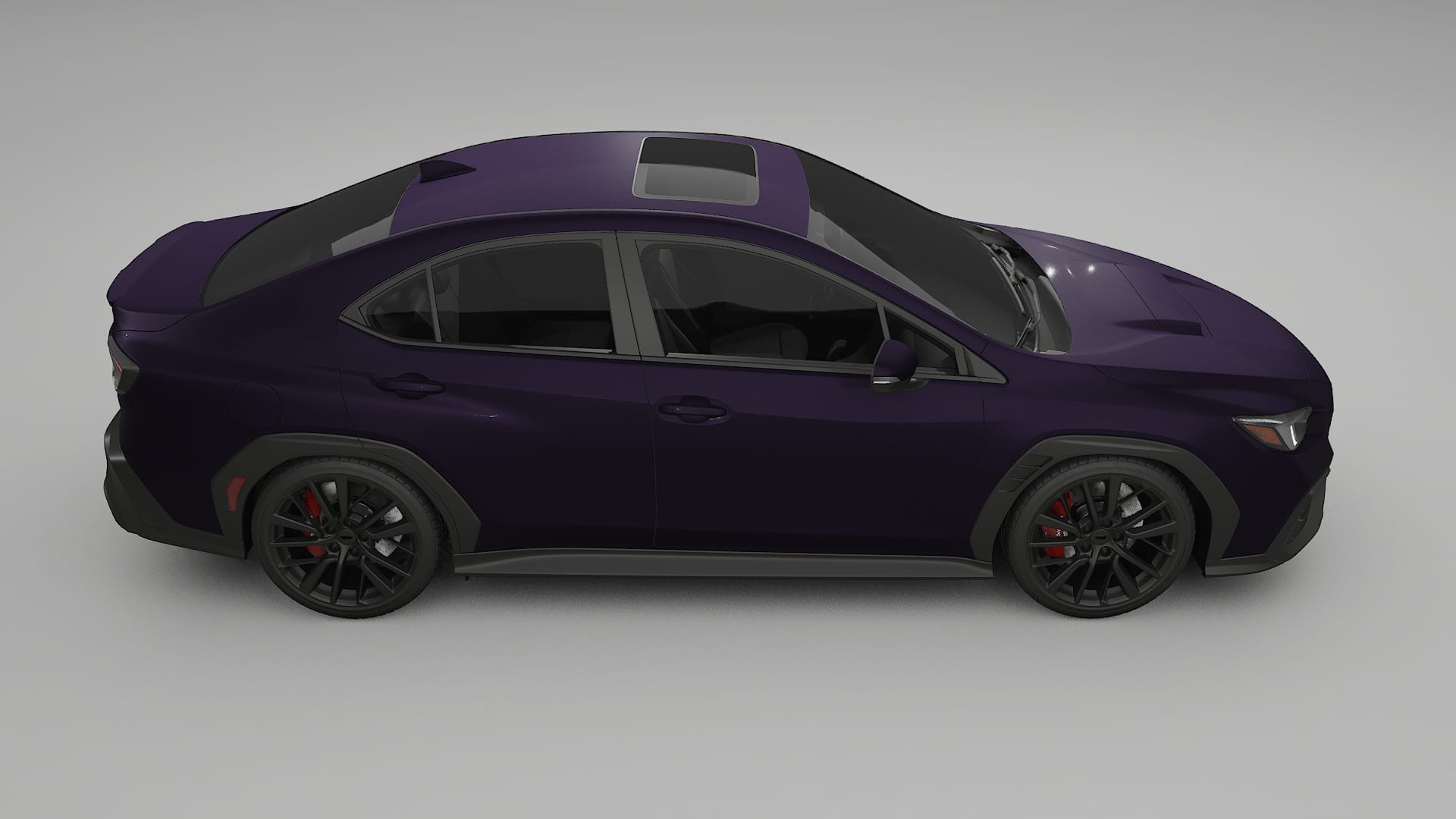 Subaru WRX VB TPU Lakbeschermingsfolie | VIOLET Kleurveranderende PPF – Volledig Voorgesneden Kit