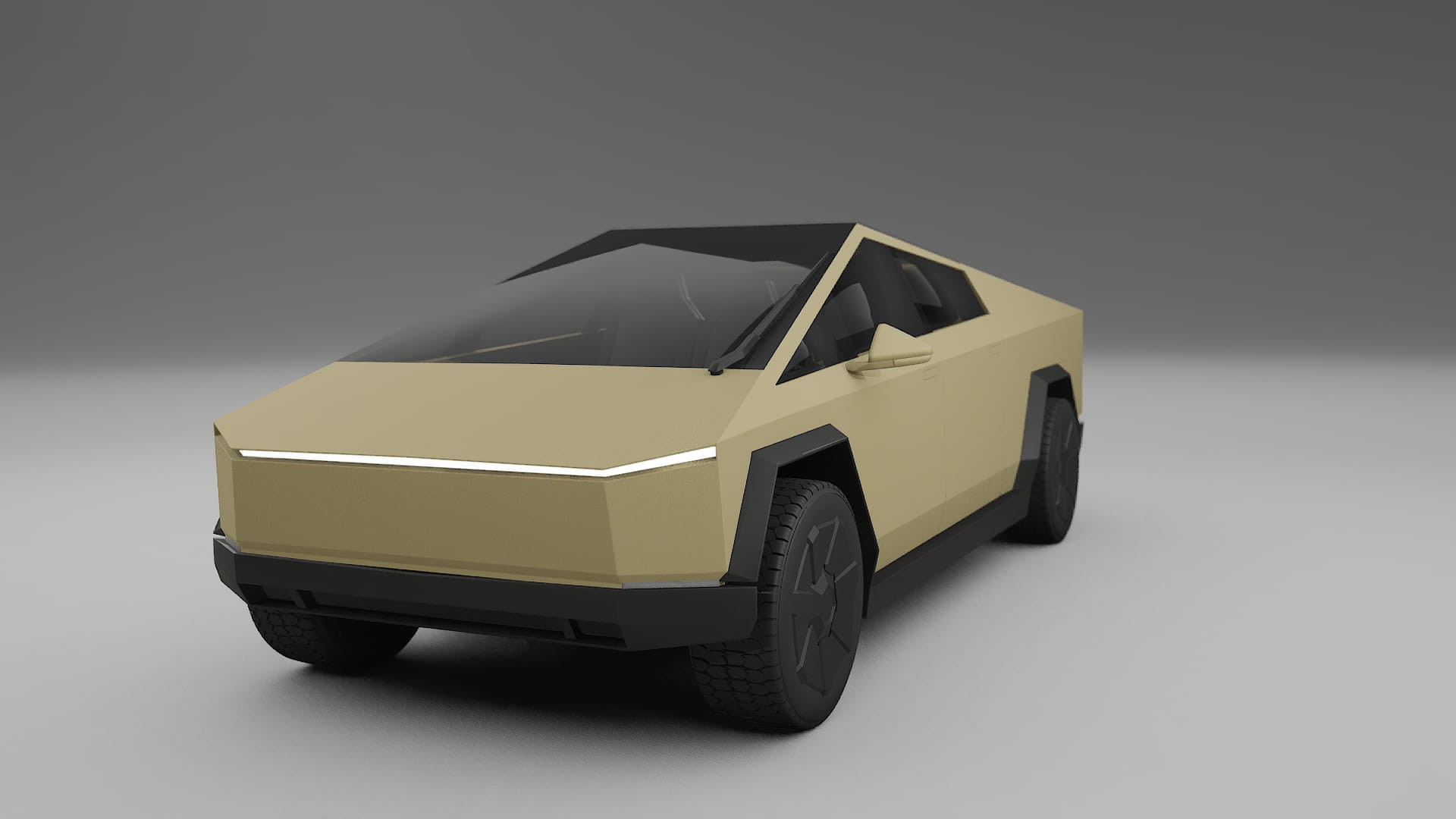 Tesla Cybertruck TPU Lakbeschermingsfolie | SAND Kleurveranderende PPF – Volledig Voorgesneden Kit