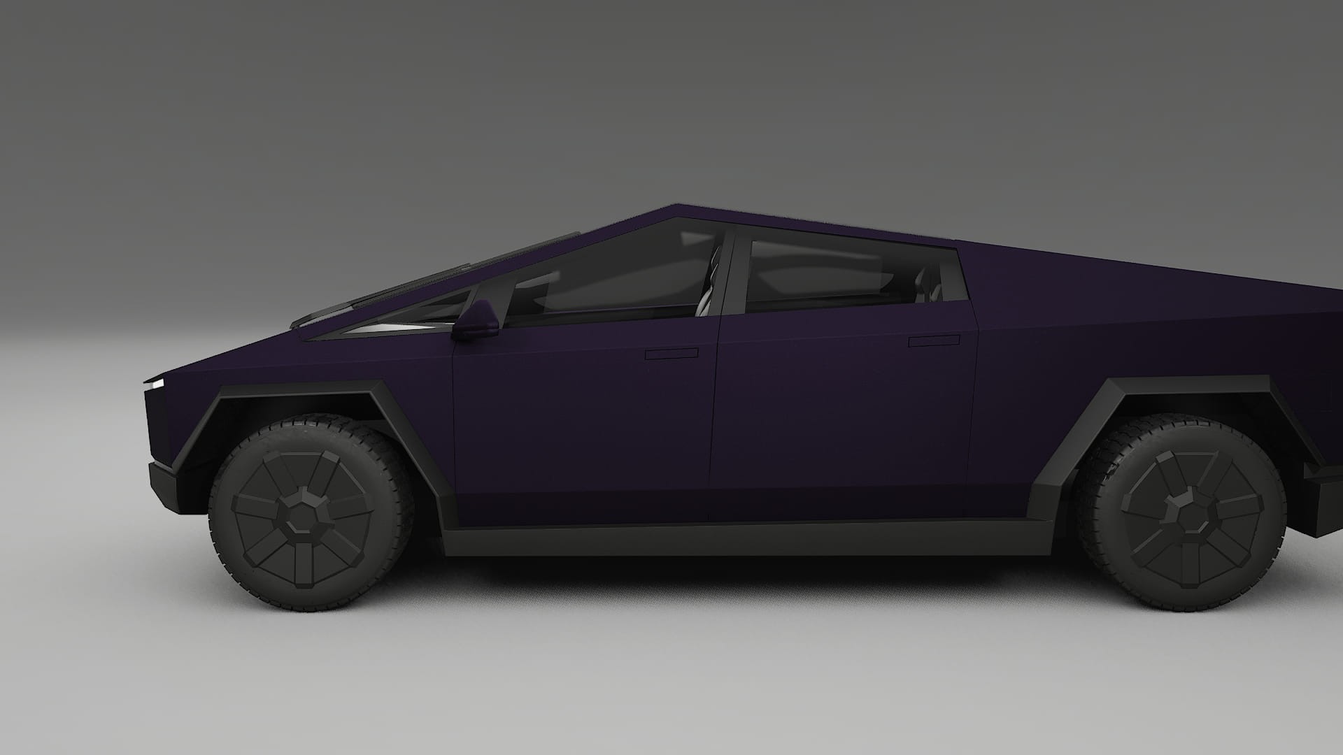 Tesla Cybertruck TPU Lakbeschermingsfolie | VIOLET Kleurveranderende PPF – Volledig Voorgesneden Kit