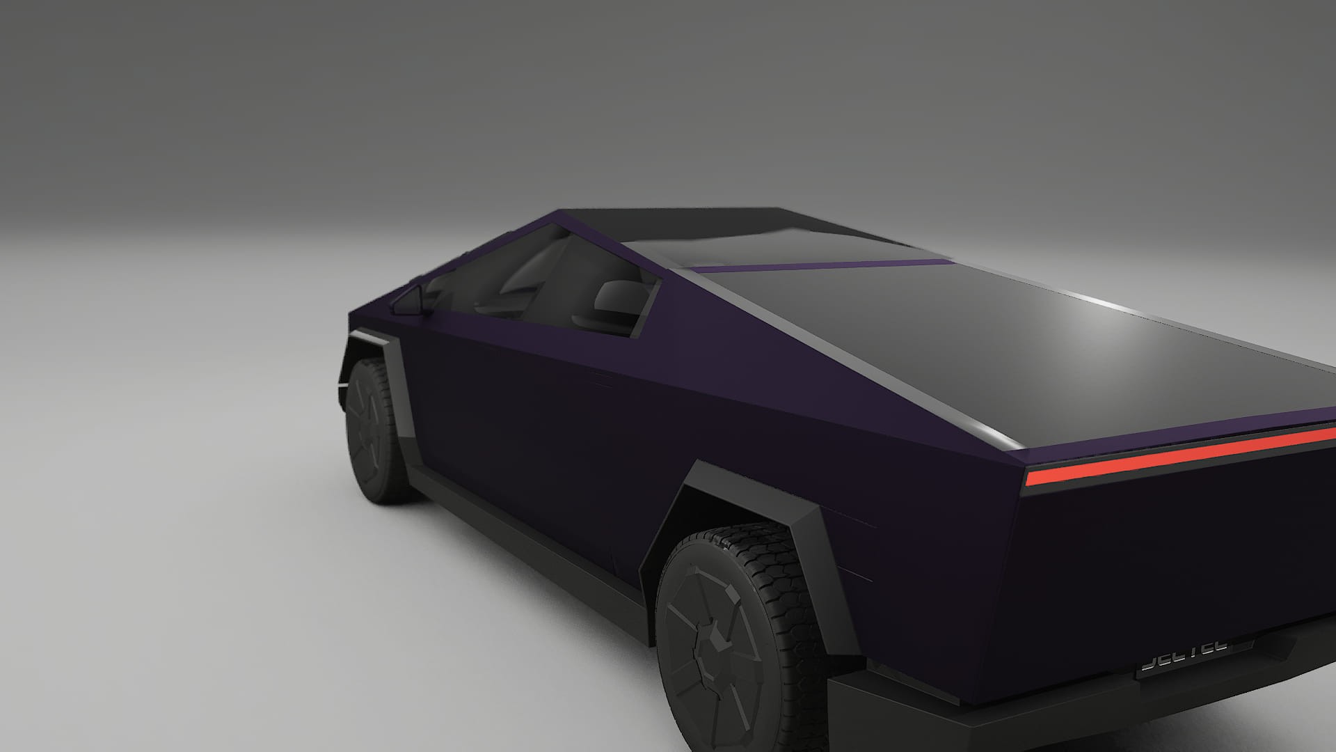 Tesla Cybertruck TPU Lakbeschermingsfolie | VIOLET Kleurveranderende PPF – Volledig Voorgesneden Kit