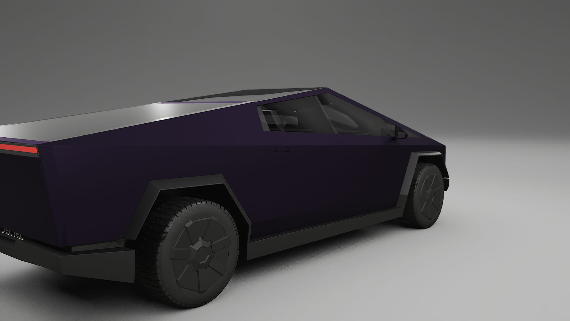 Tesla Cybertruck TPU Lakbeschermingsfolie | VIOLET Kleurveranderende PPF – Volledig Voorgesneden Kit