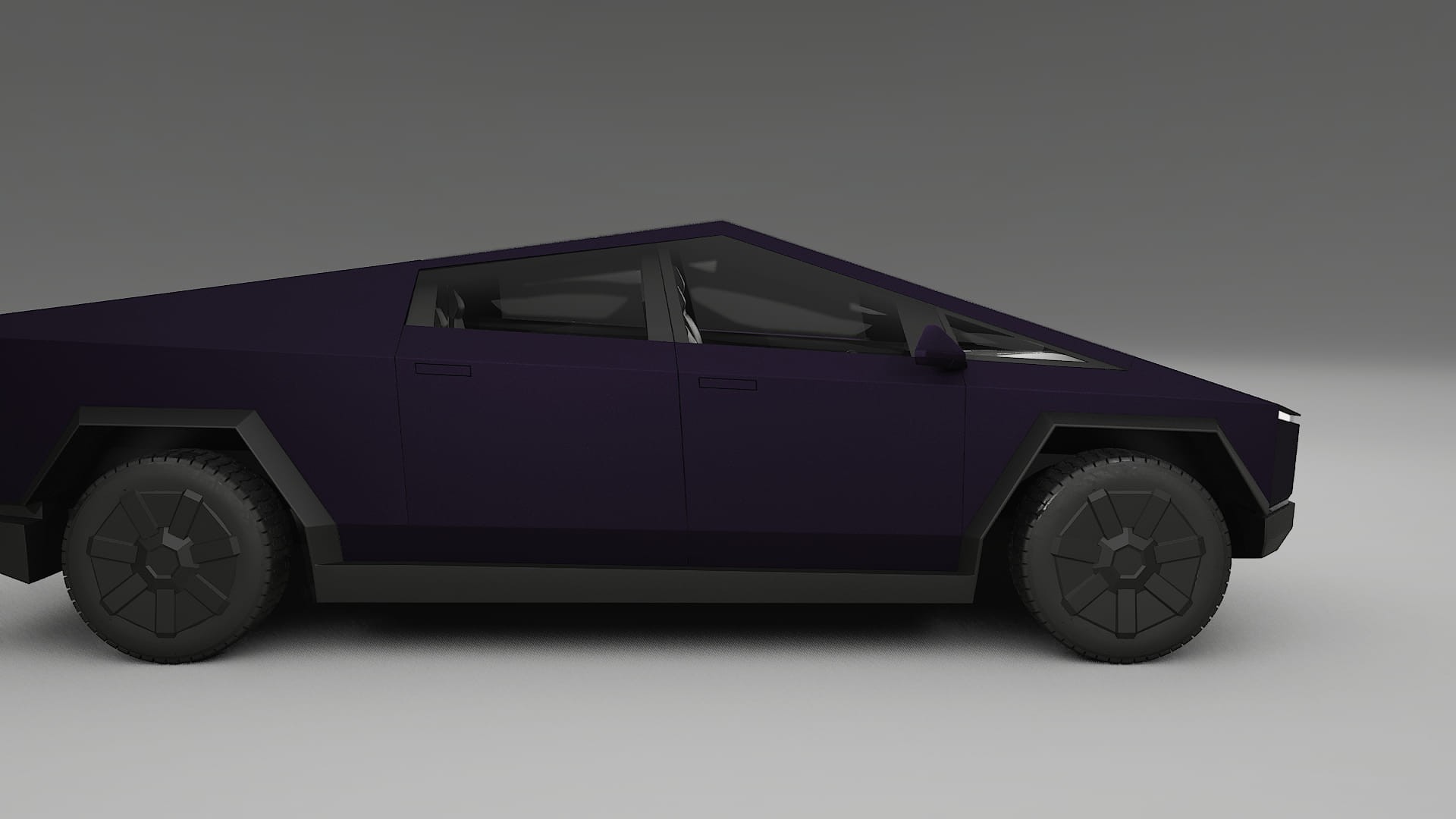 Tesla Cybertruck TPU Lakbeschermingsfolie | VIOLET Kleurveranderende PPF – Volledig Voorgesneden Kit