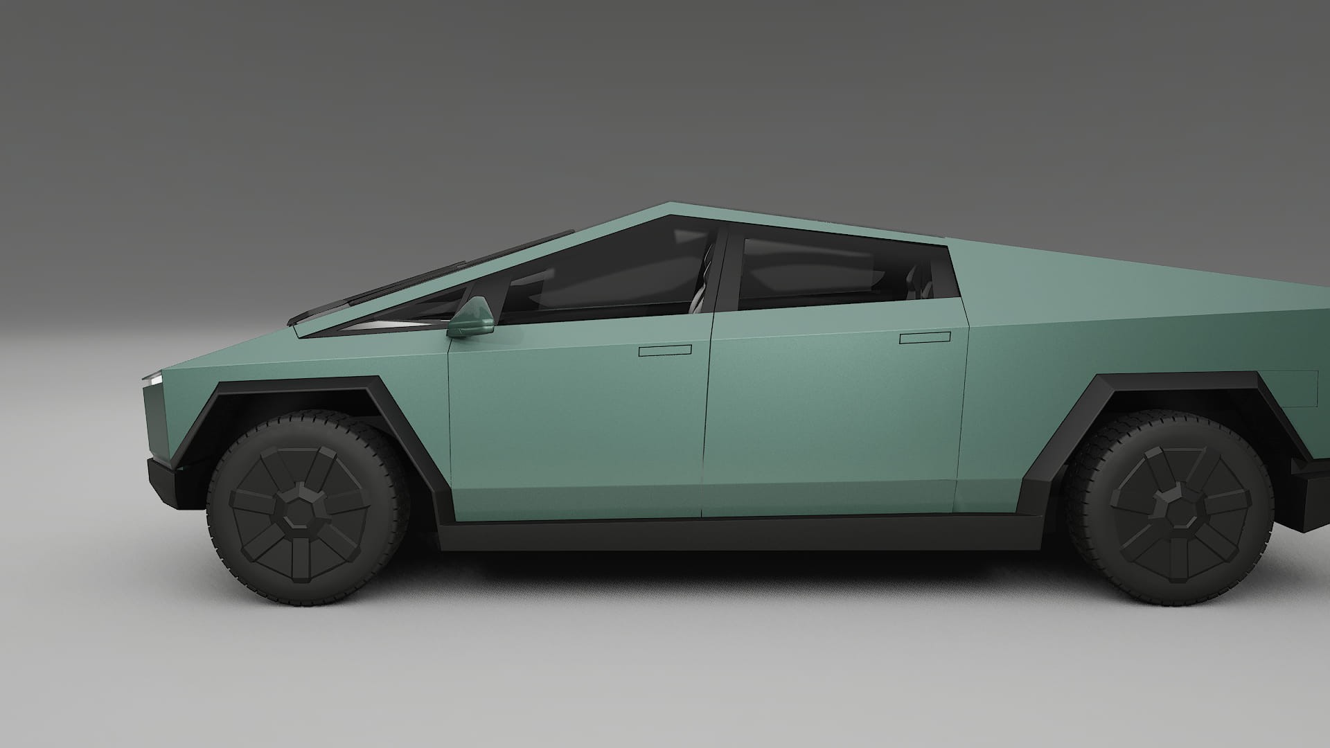 Tesla Cybertruck TPU Lakbeschermingsfolie | EVERGREEN Kleurveranderende PPF – Volledig Voorgesneden Kit