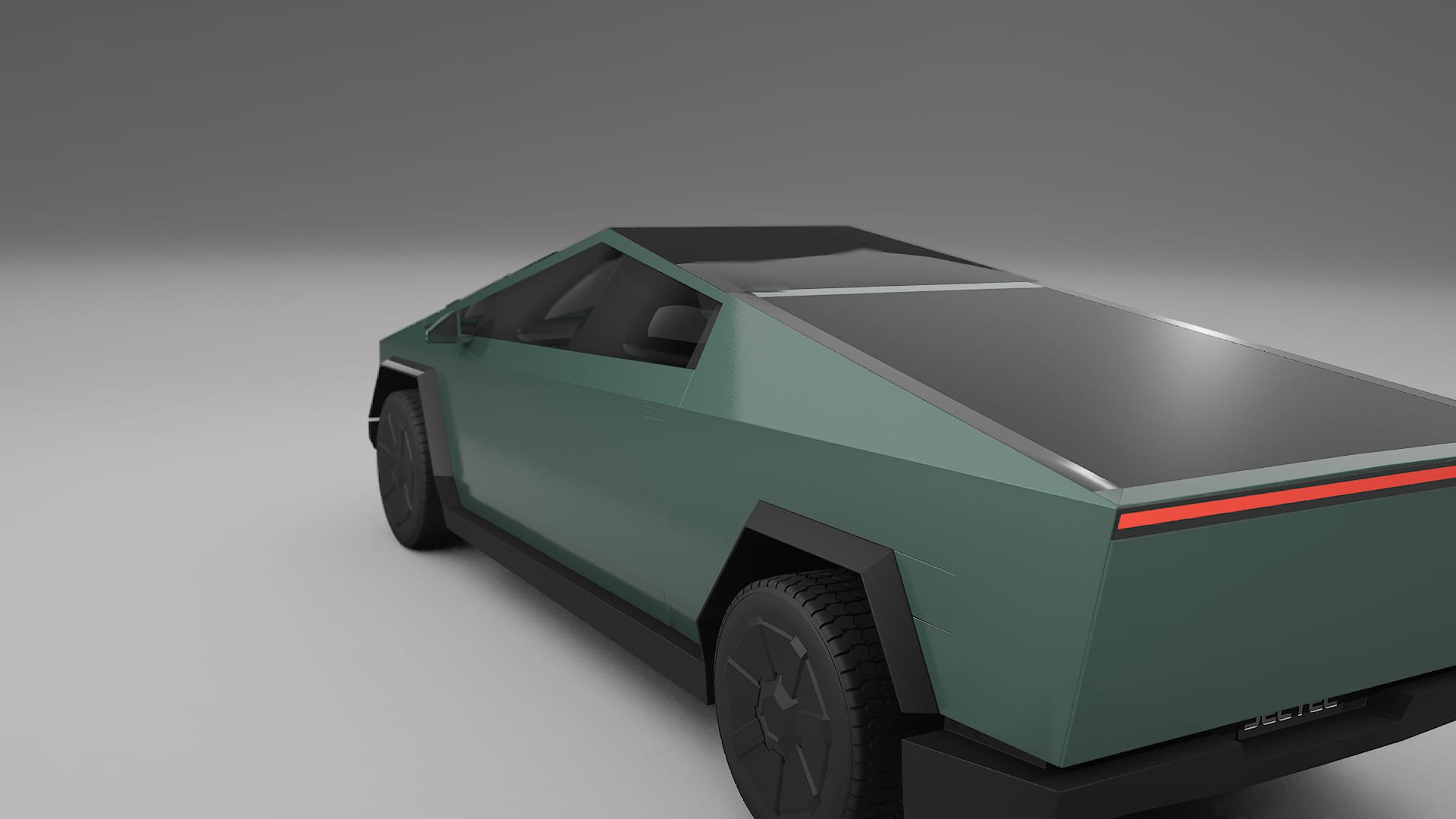 Tesla Cybertruck TPU Lakbeschermingsfolie | EVERGREEN Kleurveranderende PPF – Volledig Voorgesneden Kit