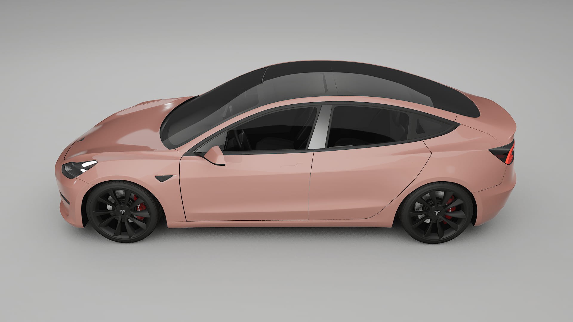 Tesla Model3 TPU Lakbeschermingsfolie | BLUSH Kleurveranderende PPF – Volledig Voorgesneden Kit