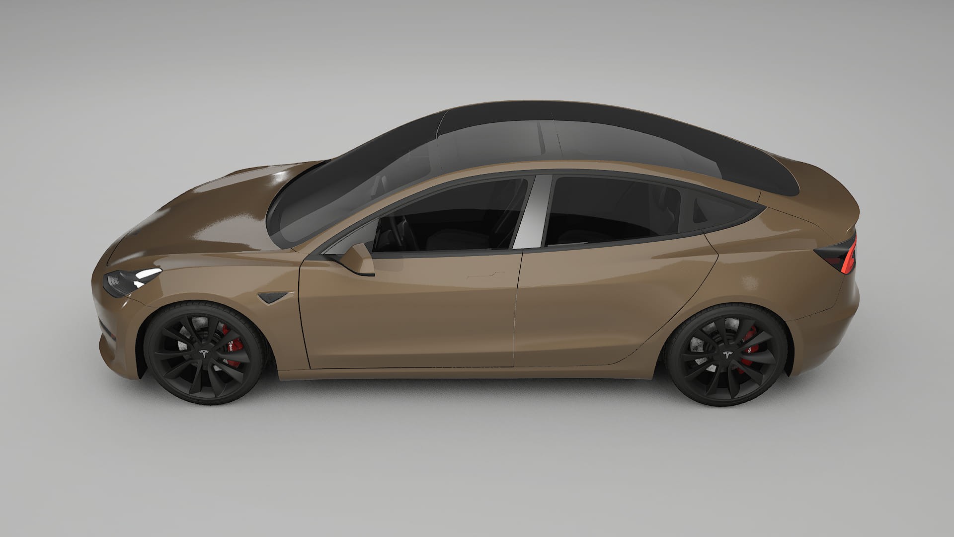 Tesla Model3 TPU Lakbeschermingsfolie | SAHARA Kleurveranderende PPF – Volledig Voorgesneden Kit