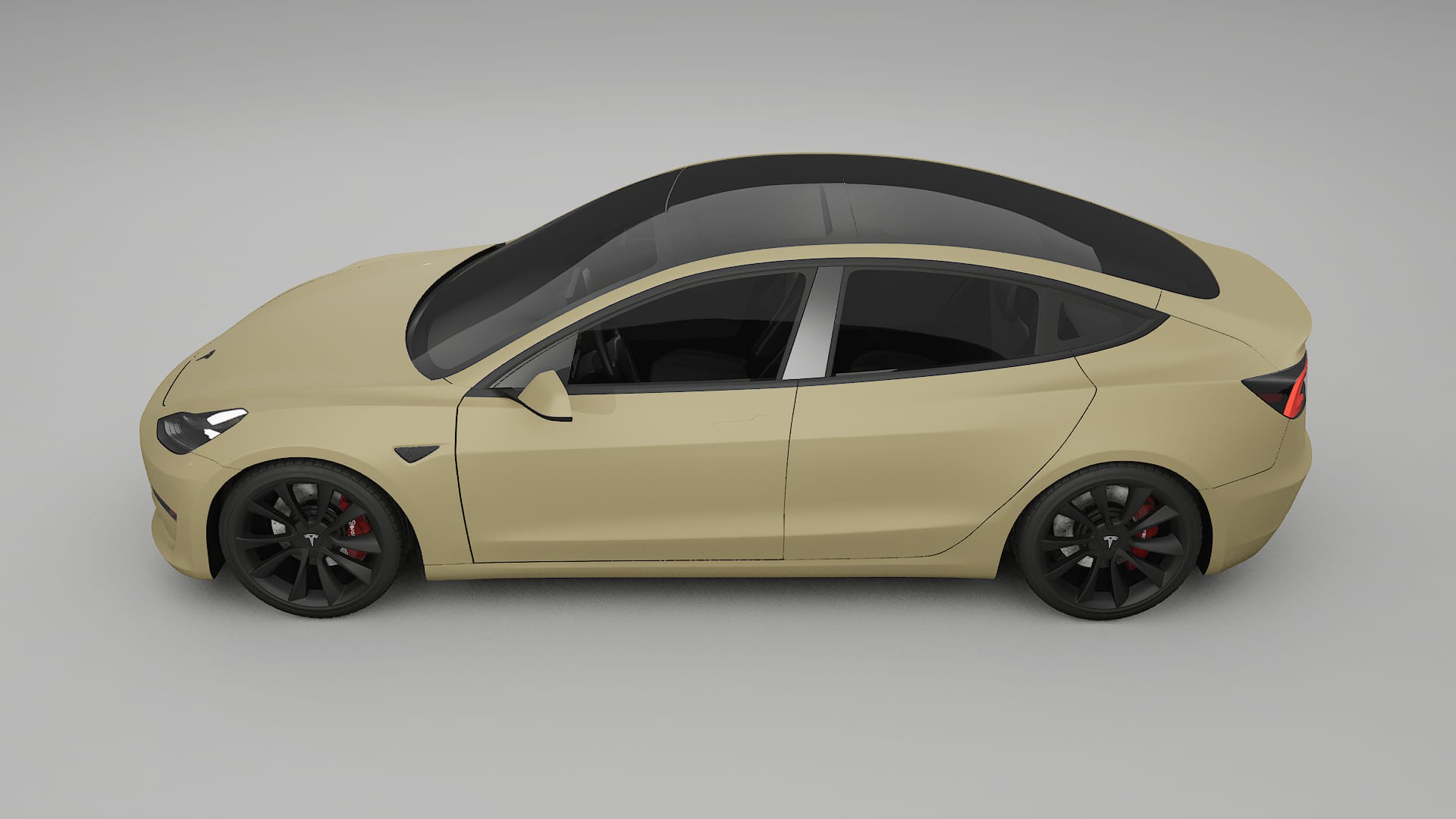 Tesla Model3 TPU Lakbeschermingsfolie | SAND Kleurveranderende PPF – Volledig Voorgesneden Kit