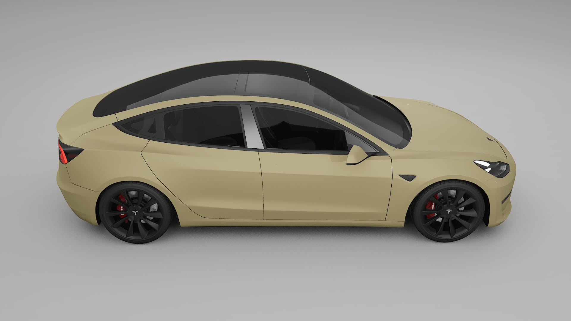 Tesla Model3 TPU Lakbeschermingsfolie | SAND Kleurveranderende PPF – Volledig Voorgesneden Kit