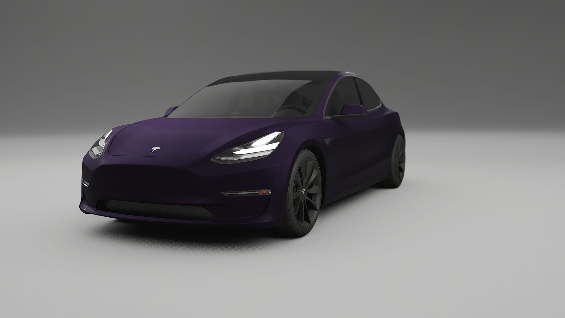 Tesla Model3 TPU Lakbeschermingsfolie | VIOLET Kleurveranderende PPF – Volledig Voorgesneden Kit