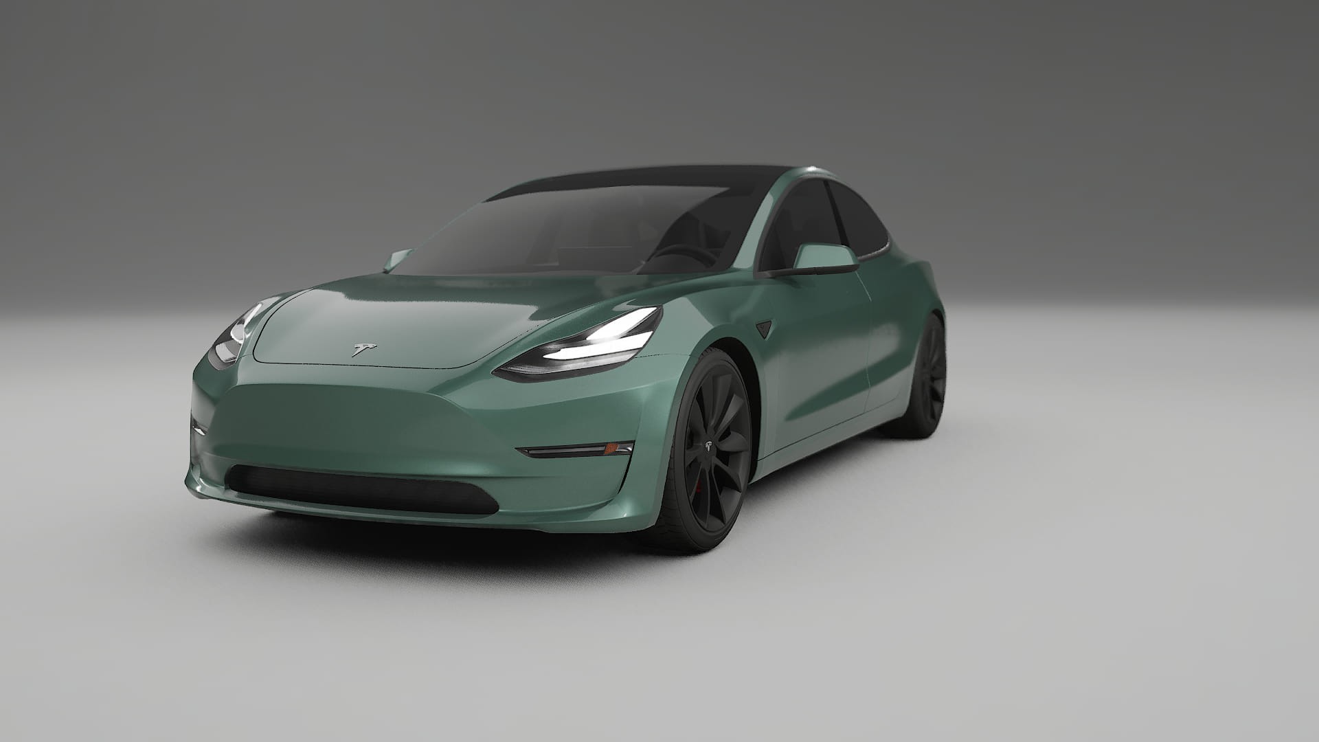Tesla Model3 TPU Lakbeschermingsfolie | EVERGREEN Kleurveranderende PPF – Volledig Voorgesneden Kit
