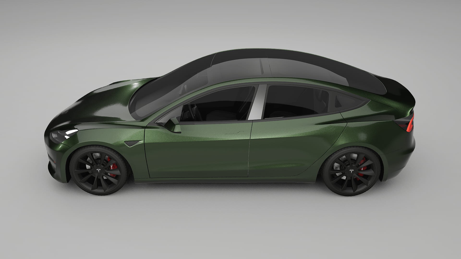 Tesla Model3 TPU Lakbeschermingsfolie | LAGOON Kleurveranderende PPF – Volledig Voorgesneden Kit