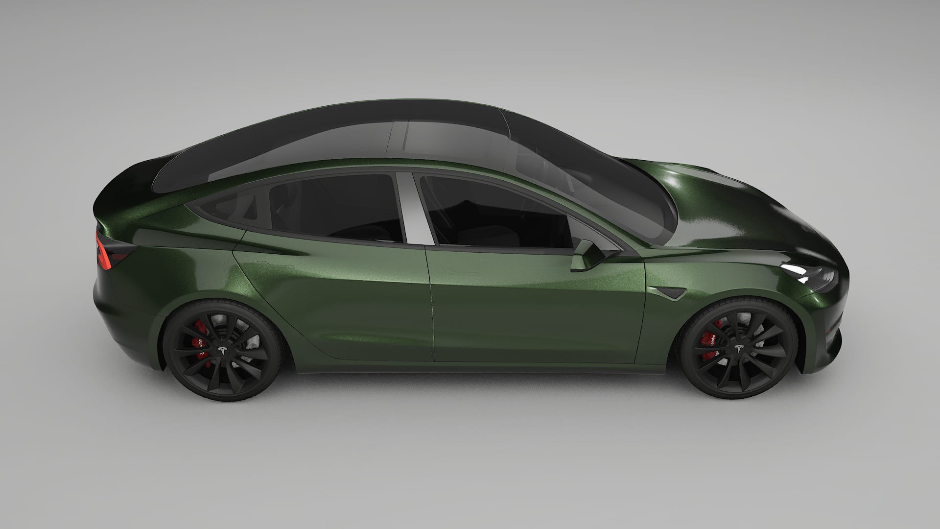 Tesla Model3 TPU Lakbeschermingsfolie | LAGOON Kleurveranderende PPF – Volledig Voorgesneden Kit