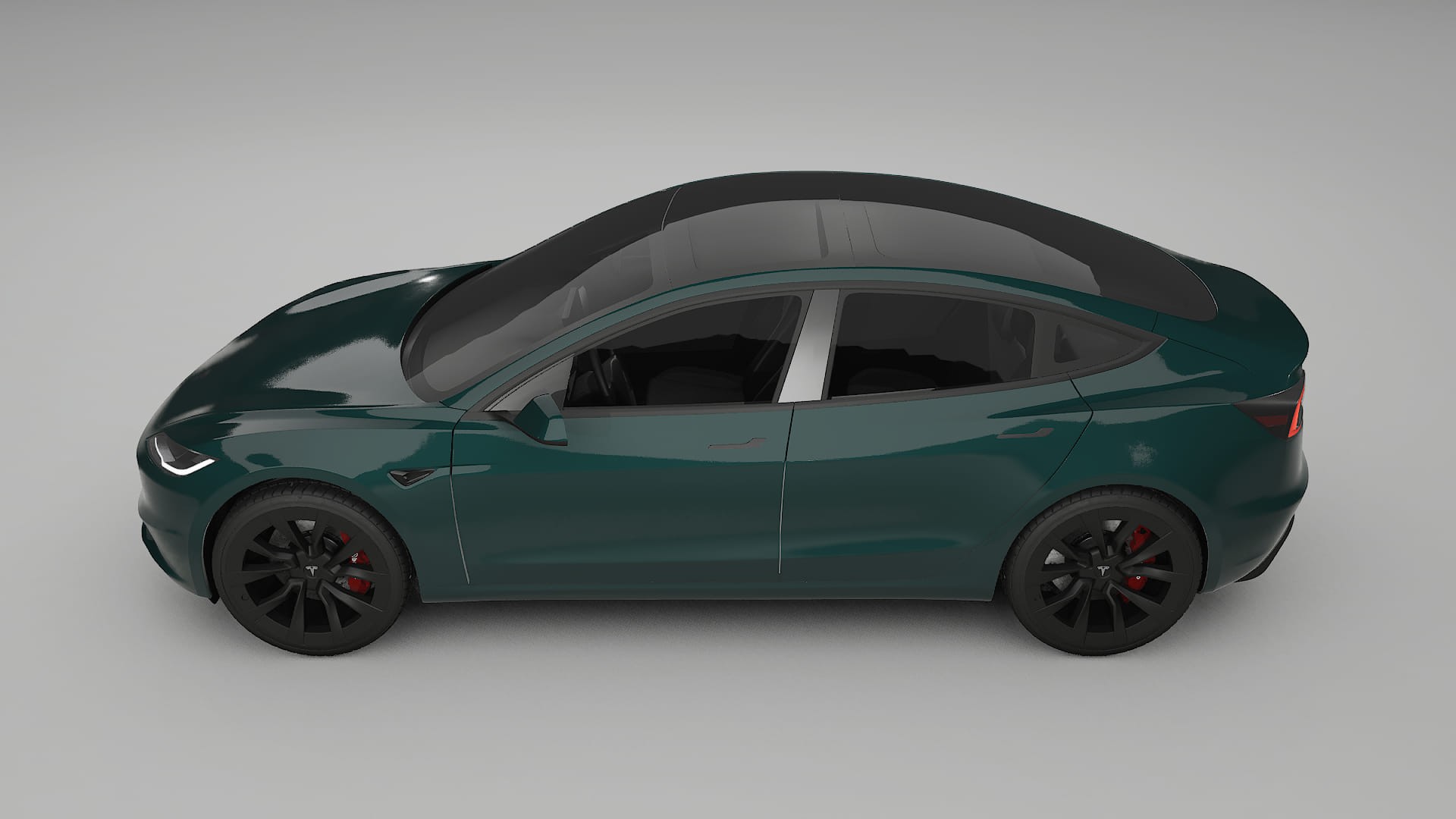 Tesla Model3 Highland TPU Lakbeschermingsfolie | INFERNO Kleurveranderende PPF – Volledig Voorgesneden Kit