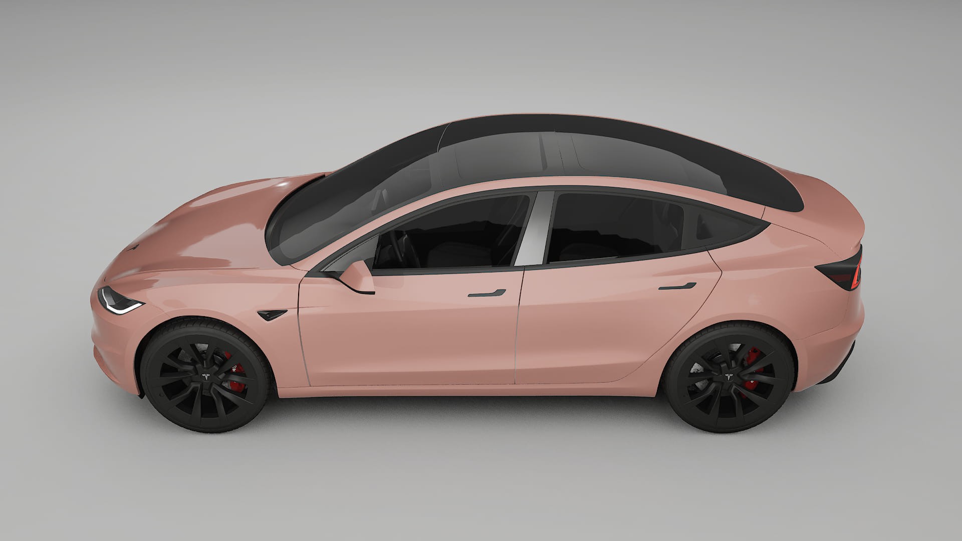 Tesla Model3 Highland TPU Lakbeschermingsfolie | BLUSH Kleurveranderende PPF – Volledig Voorgesneden Kit