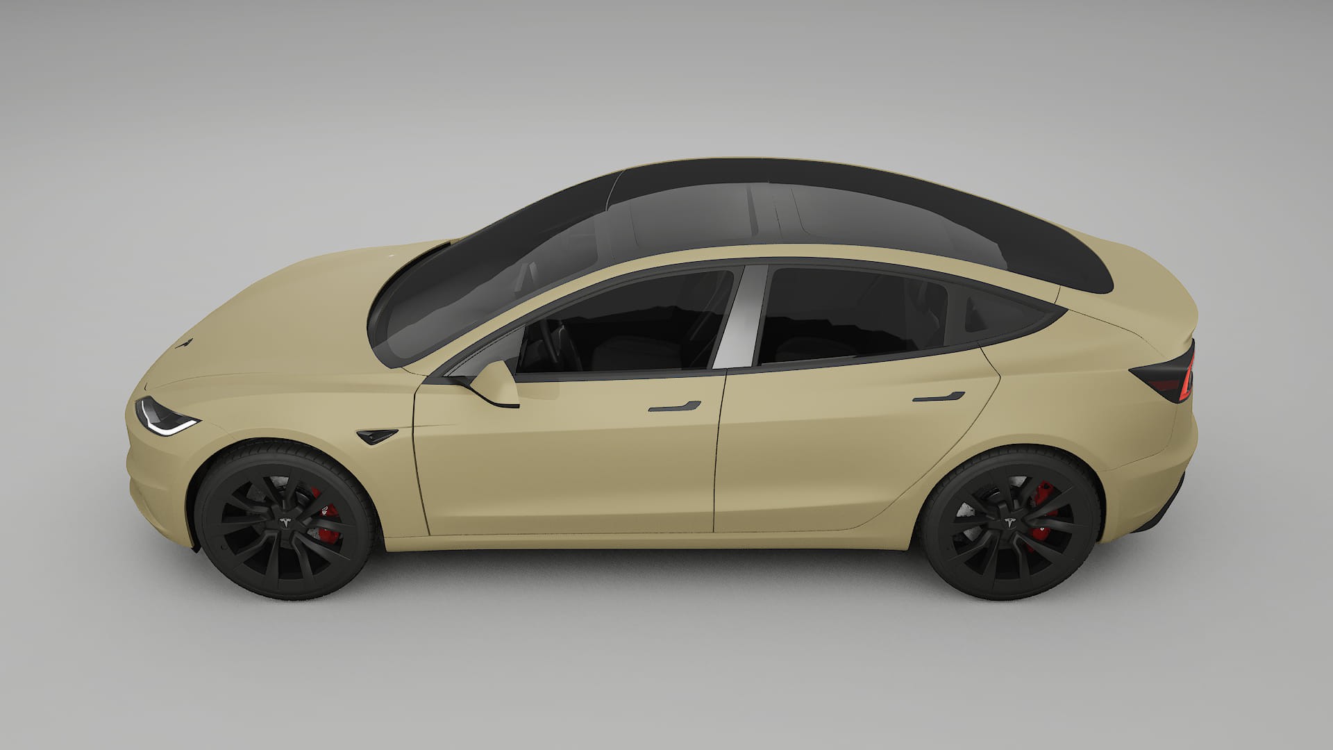 Tesla Model3 Highland TPU Lakbeschermingsfolie | SAND Kleurveranderende PPF – Volledig Voorgesneden Kit