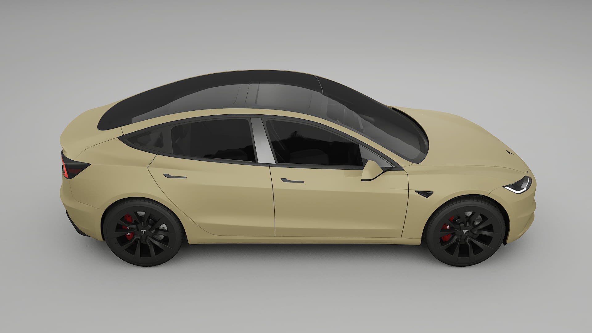 Tesla Model3 Highland TPU Lakbeschermingsfolie | SAND Kleurveranderende PPF – Volledig Voorgesneden Kit