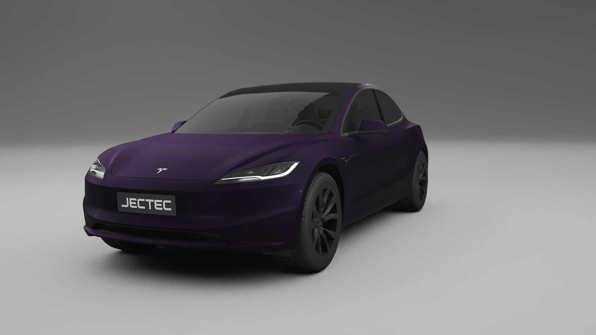 Tesla Model3 Highland TPU Lakbeschermingsfolie | VIOLET Kleurveranderende PPF – Volledig Voorgesneden Kit