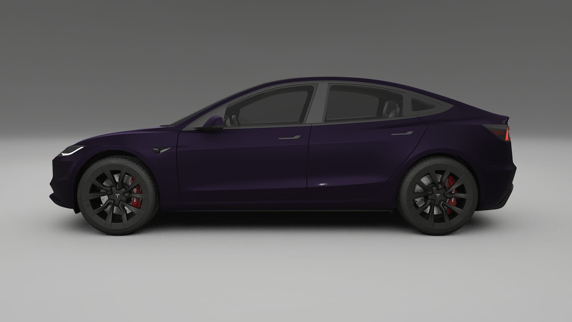 Tesla Model3 Highland TPU Lakbeschermingsfolie | VIOLET Kleurveranderende PPF – Volledig Voorgesneden Kit