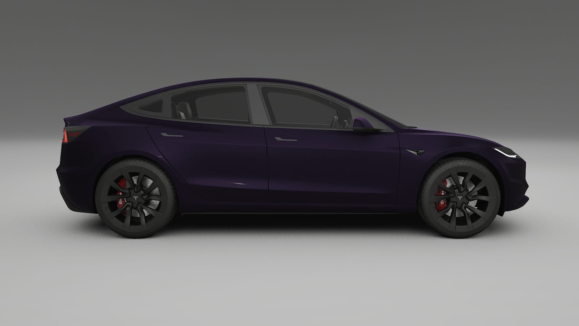Tesla Model3 Highland TPU Lakbeschermingsfolie | VIOLET Kleurveranderende PPF – Volledig Voorgesneden Kit