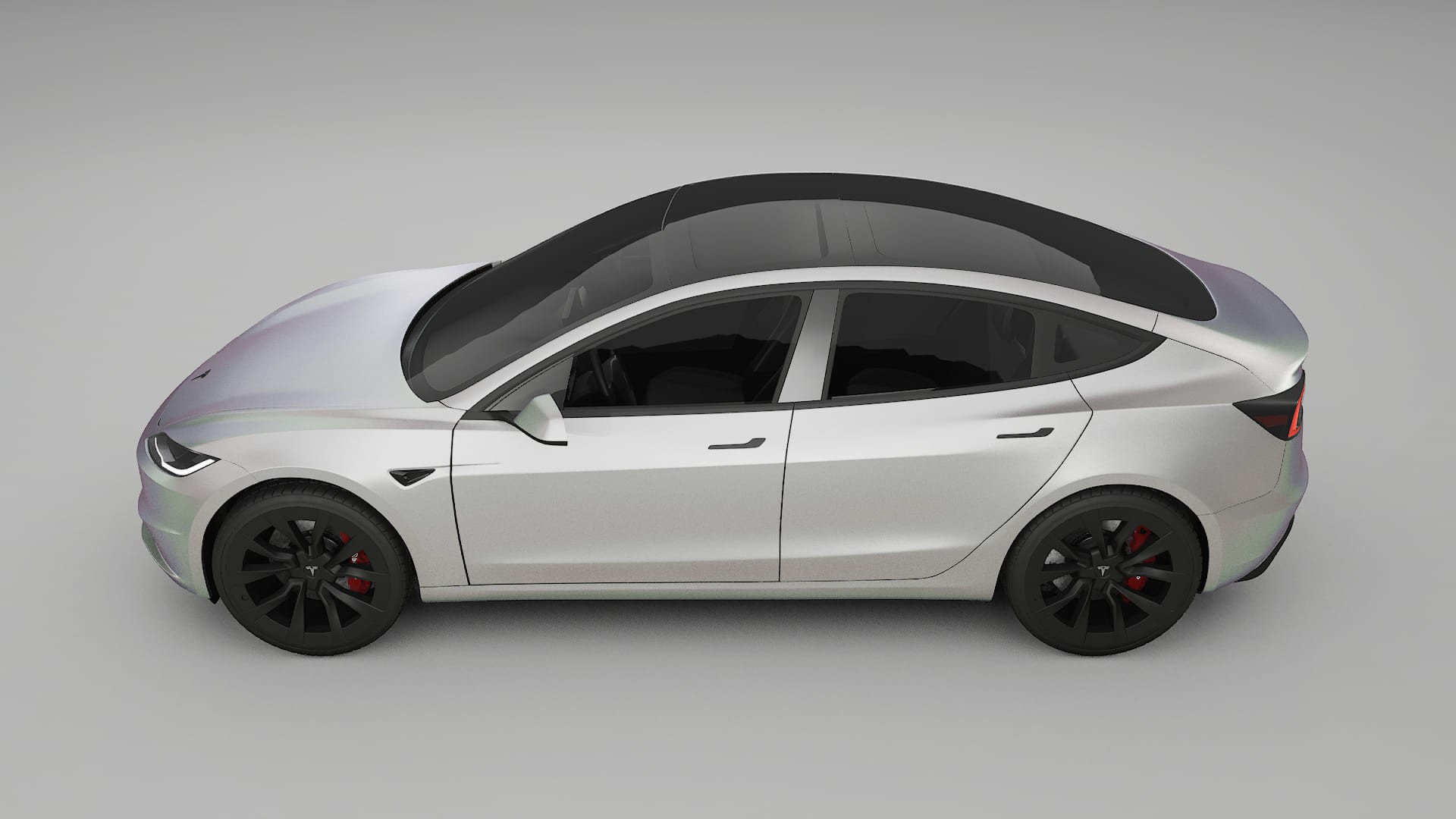 Tesla Model3 Highland TPU Lakbeschermingsfolie | NEBULA Kleurveranderende PPF – Volledig Voorgesneden Kit