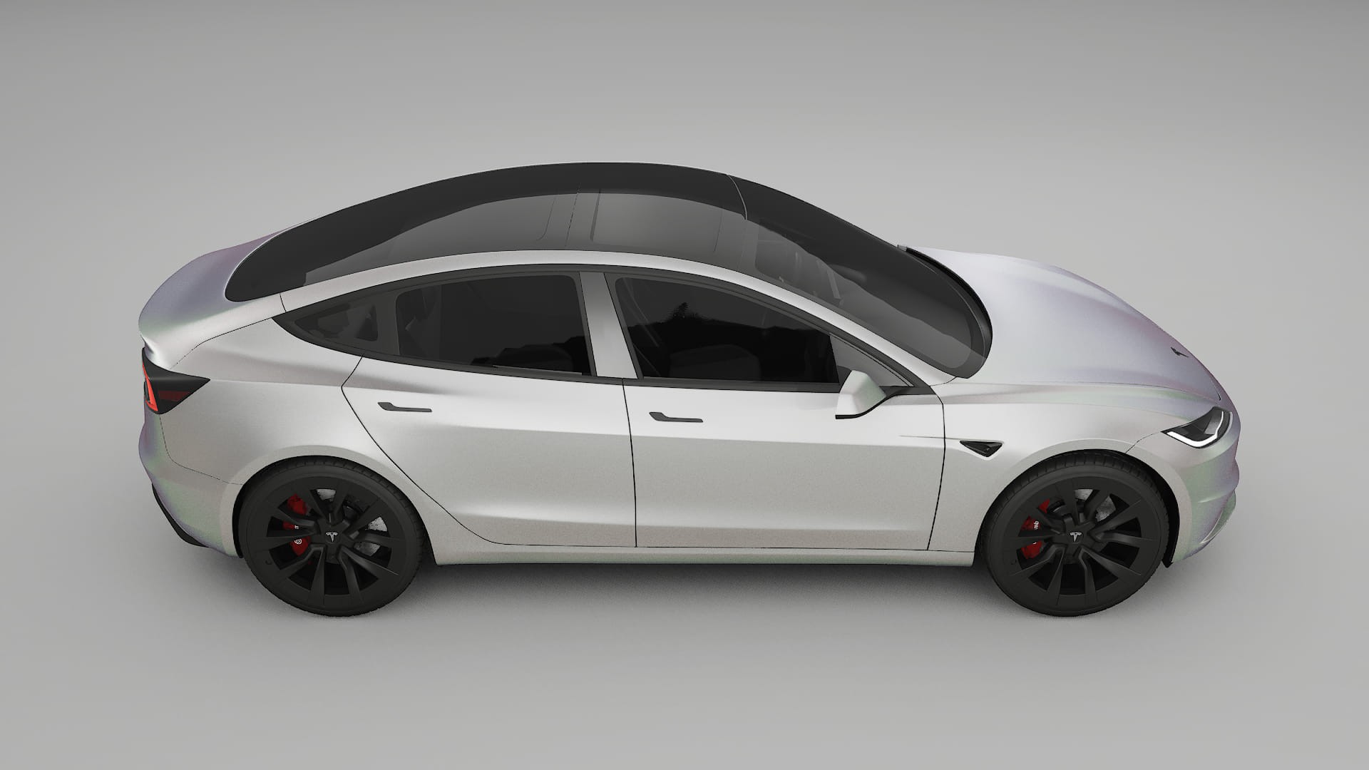 Tesla Model3 Highland TPU Lakbeschermingsfolie | NEBULA Kleurveranderende PPF – Volledig Voorgesneden Kit