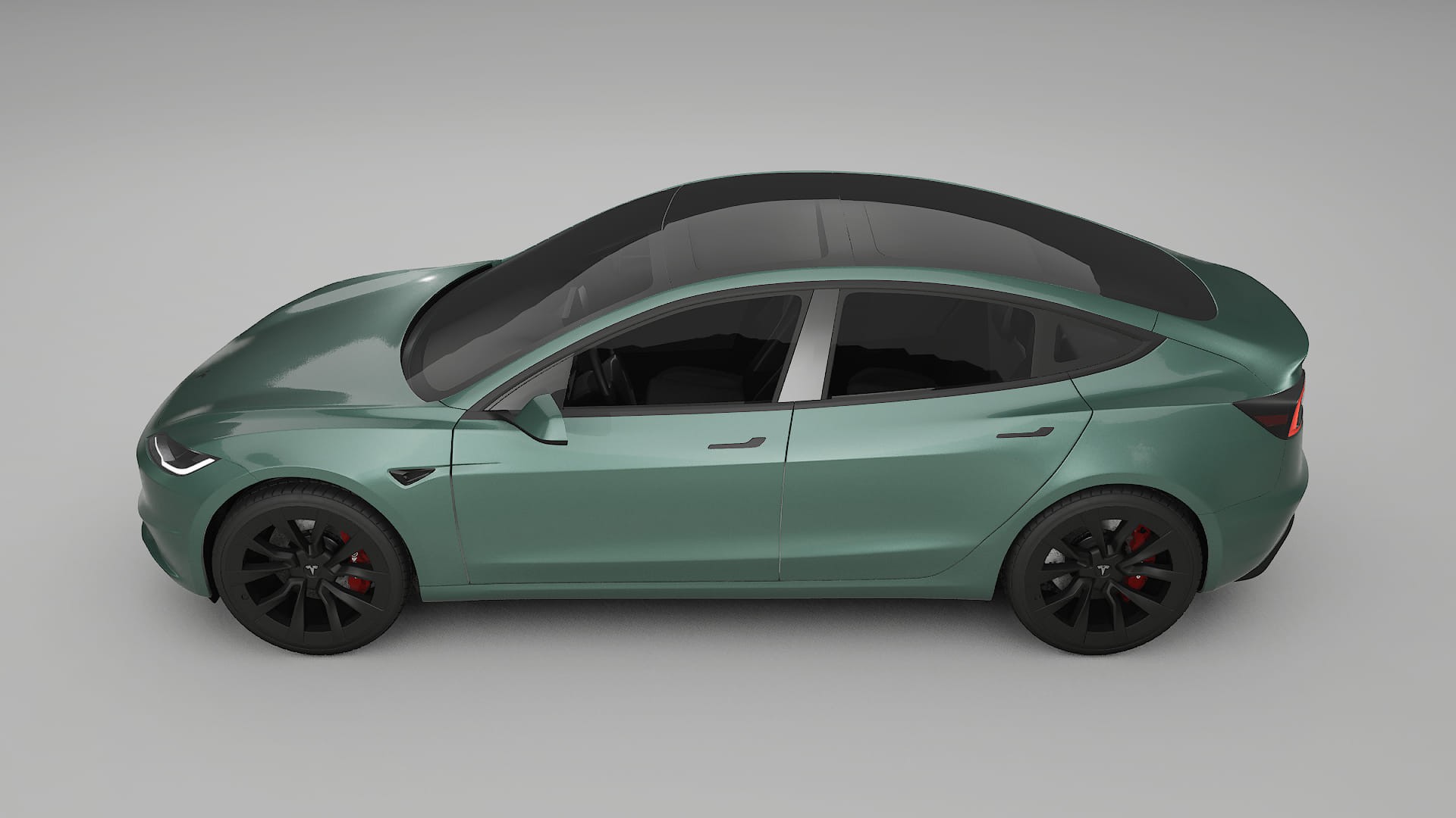 Tesla Model3 Highland TPU Lakbeschermingsfolie | EVERGREEN Kleurveranderende PPF – Volledig Voorgesneden Kit