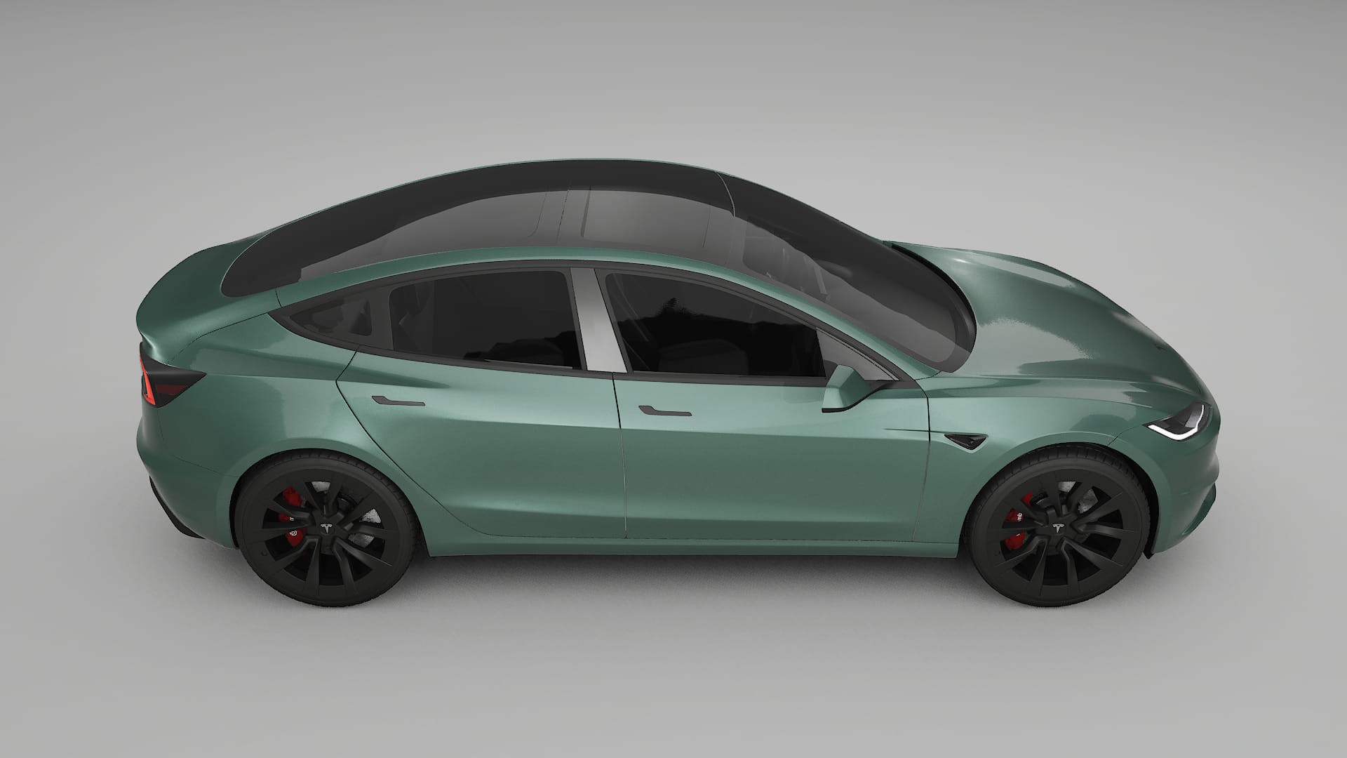 Tesla Model3 Highland TPU Lakbeschermingsfolie | EVERGREEN Kleurveranderende PPF – Volledig Voorgesneden Kit