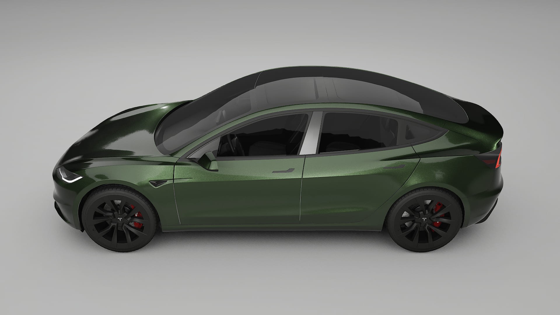 Tesla Model3 Highland TPU Lakbeschermingsfolie | LAGOON Kleurveranderende PPF – Volledig Voorgesneden Kit