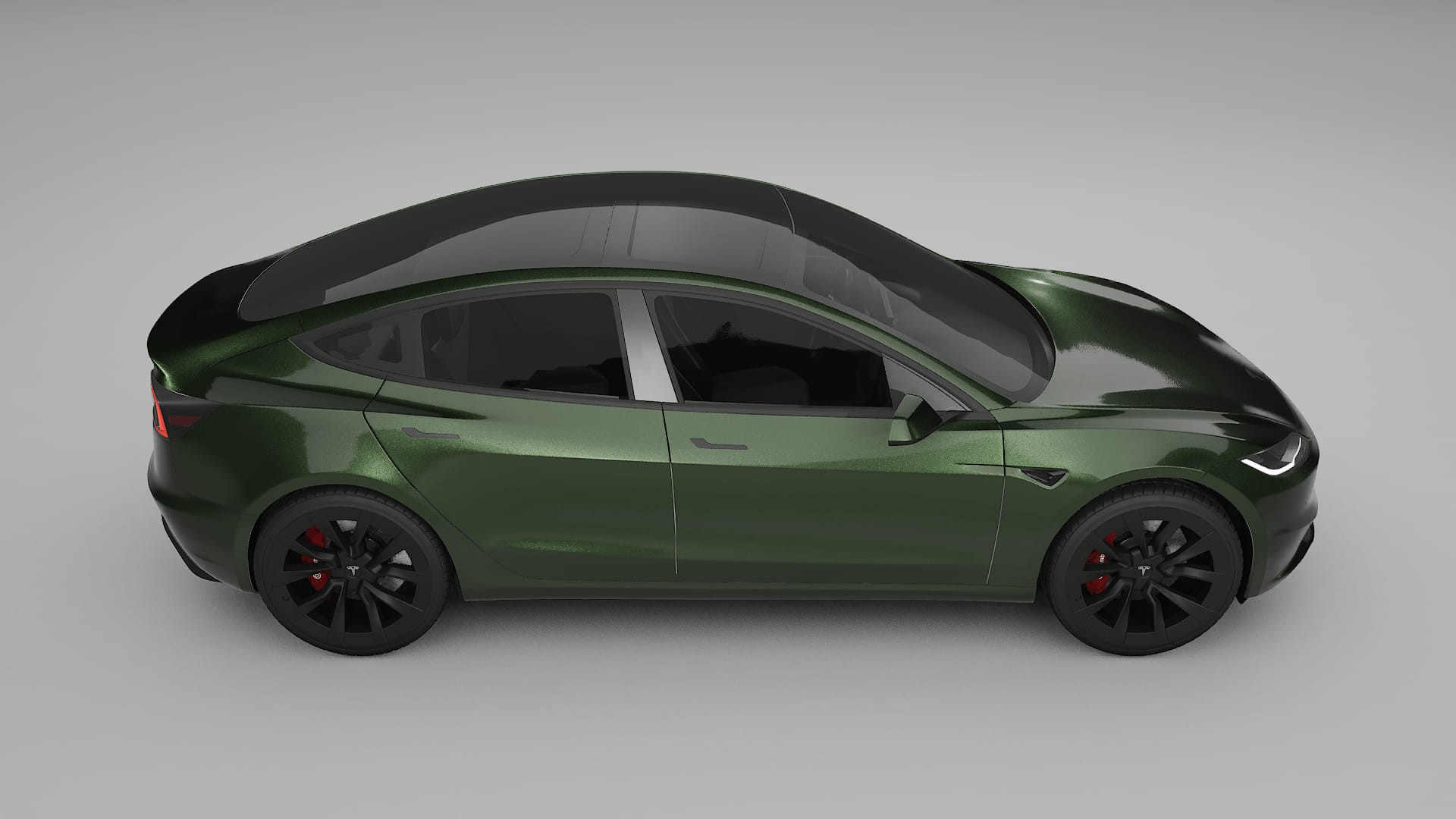 Tesla Model3 Highland TPU Lakbeschermingsfolie | LAGOON Kleurveranderende PPF – Volledig Voorgesneden Kit