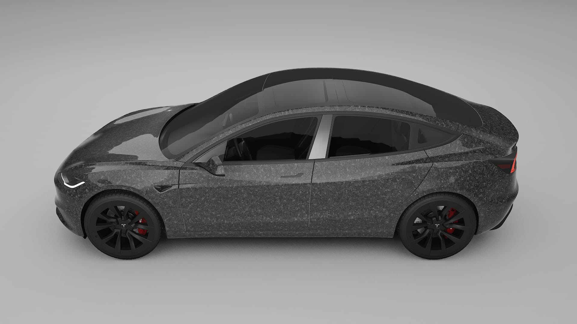 Tesla Model3 Highland TPU Lakbeschermingsfolie | FORGED S Kleurveranderende PPF – Volledig Voorgesneden Kit