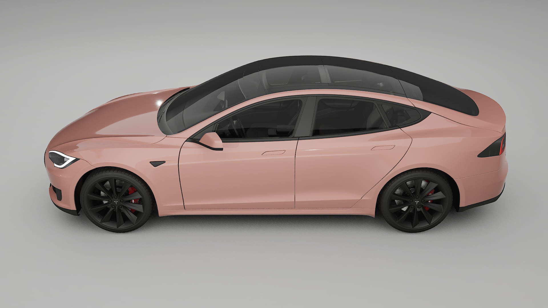 Tesla Model S TPU Lakbeschermingsfolie | BLUSH Kleurveranderende PPF – Volledig Voorgesneden Kit