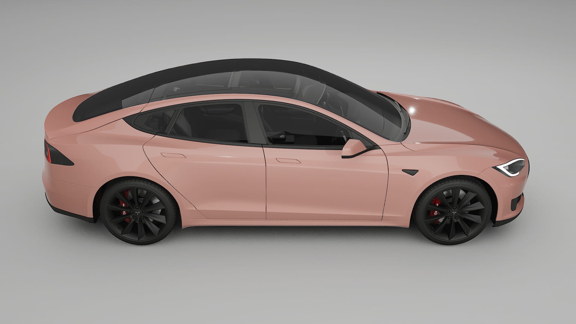 Tesla Model S TPU Lakbeschermingsfolie | BLUSH Kleurveranderende PPF – Volledig Voorgesneden Kit