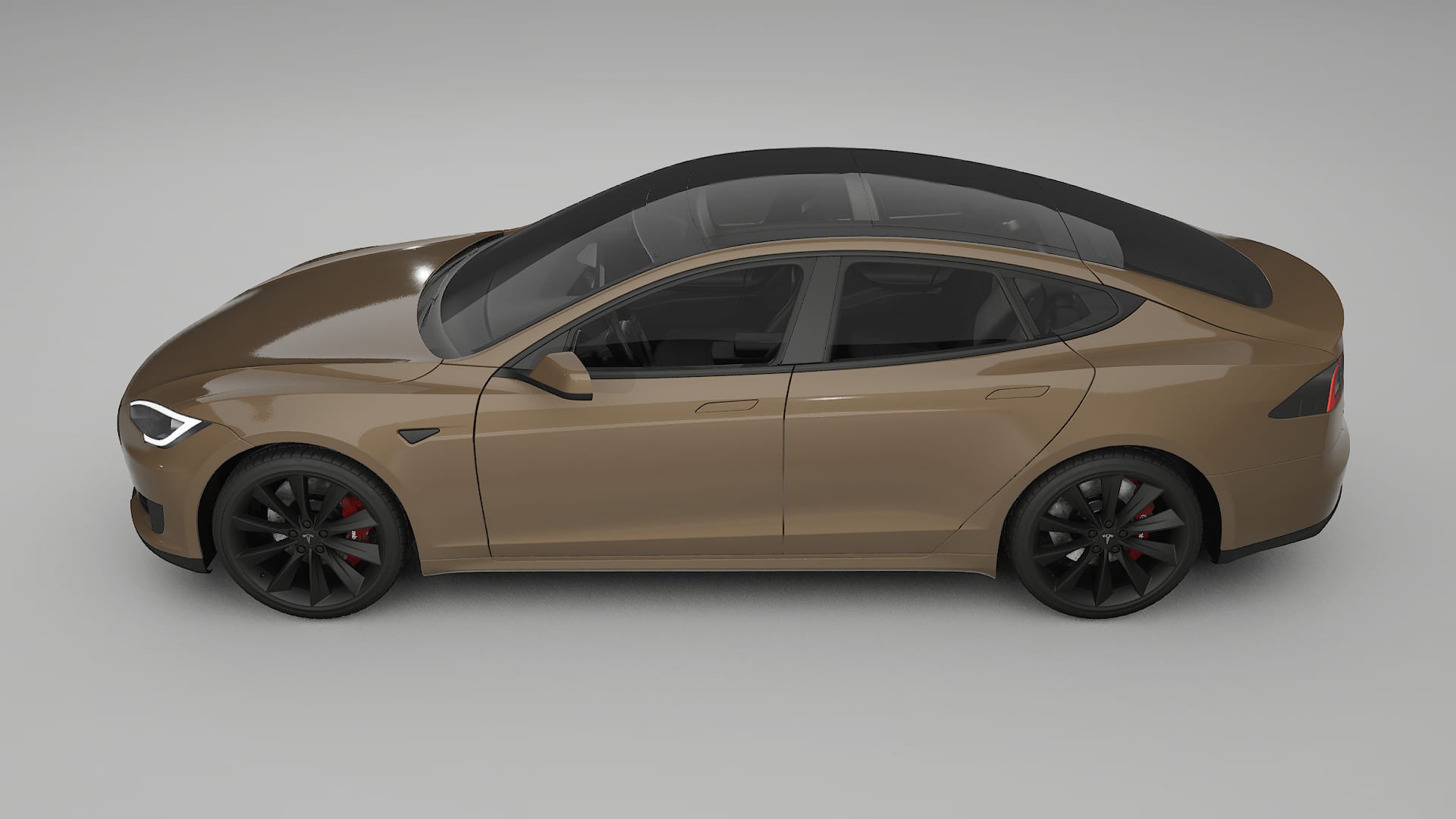 Tesla Model S TPU Lakbeschermingsfolie | SAHARA Kleurveranderende PPF – Volledig Voorgesneden Kit