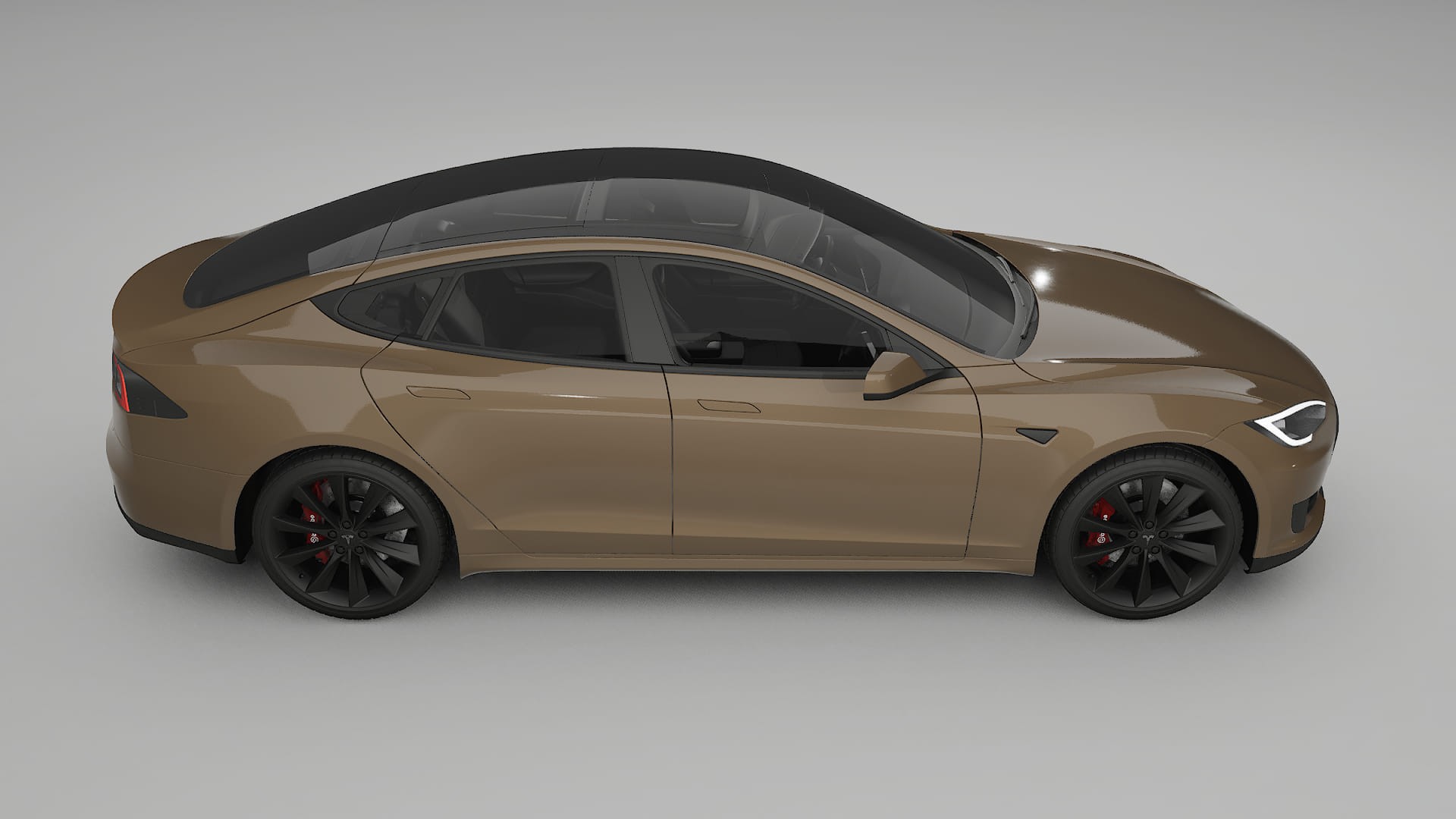 Tesla Model S TPU Lakbeschermingsfolie | SAHARA Kleurveranderende PPF – Volledig Voorgesneden Kit