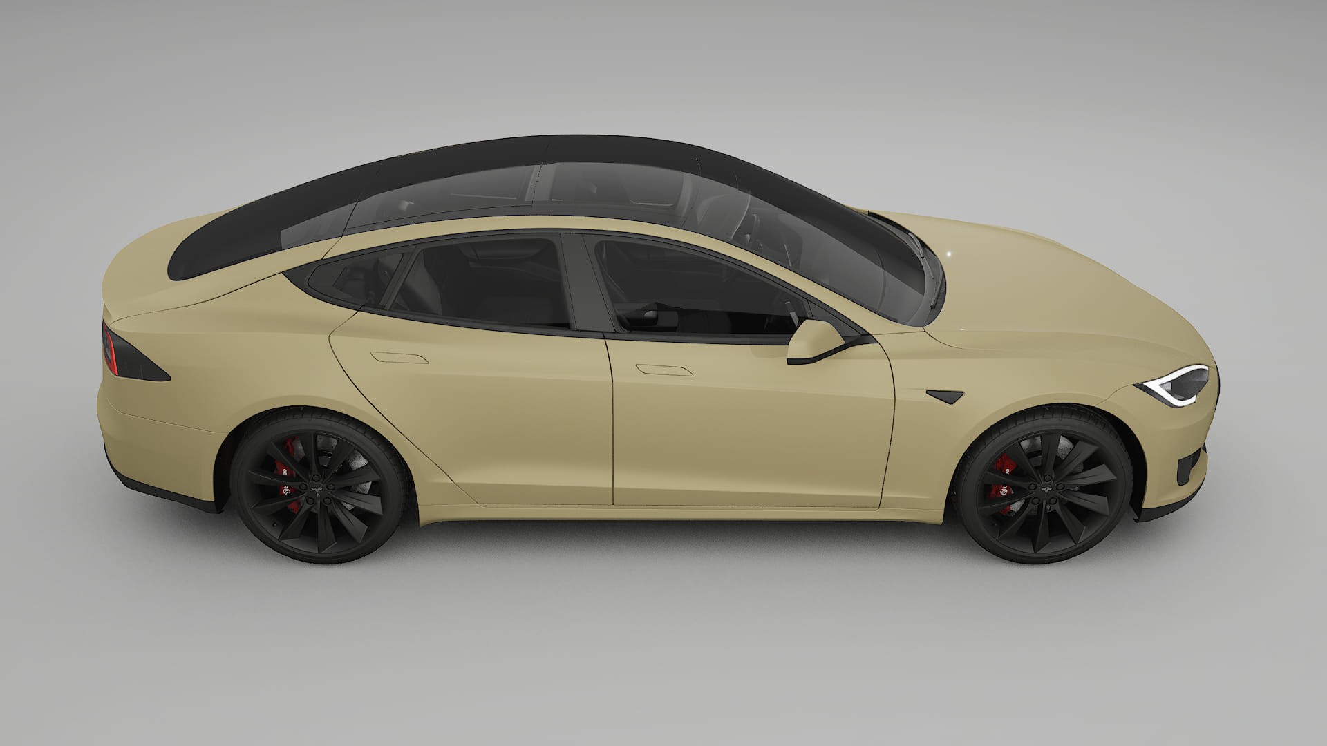 Tesla Model S TPU Lakbeschermingsfolie | SAND Kleurveranderende PPF – Volledig Voorgesneden Kit