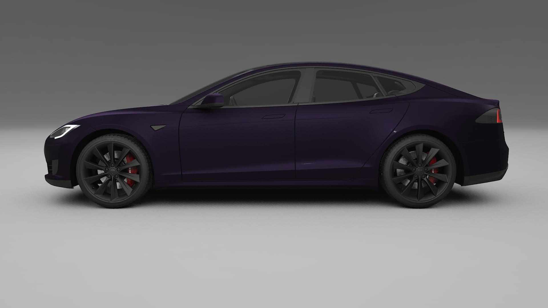 Tesla Model S TPU Lakbeschermingsfolie | VIOLET Kleurveranderende PPF – Volledig Voorgesneden Kit