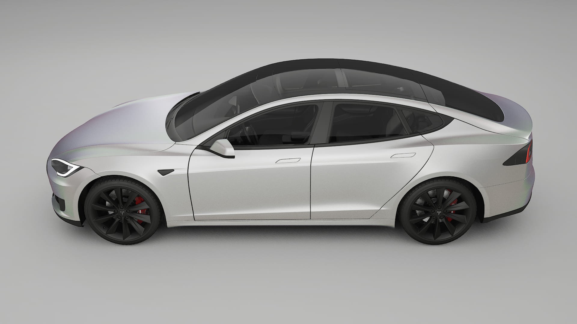 Tesla Model S TPU Lakbeschermingsfolie | NEBULA Kleurveranderende PPF – Volledig Voorgesneden Kit