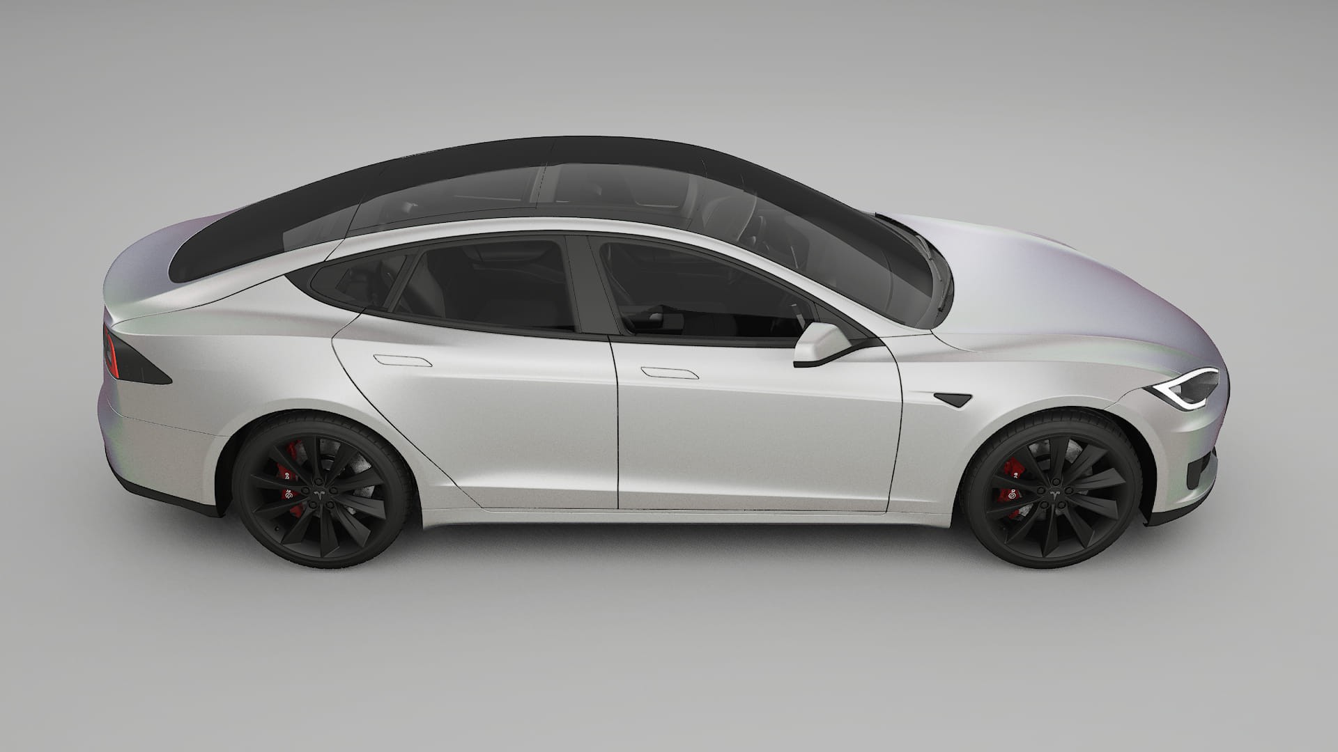 Tesla Model S TPU Lakbeschermingsfolie | NEBULA Kleurveranderende PPF – Volledig Voorgesneden Kit