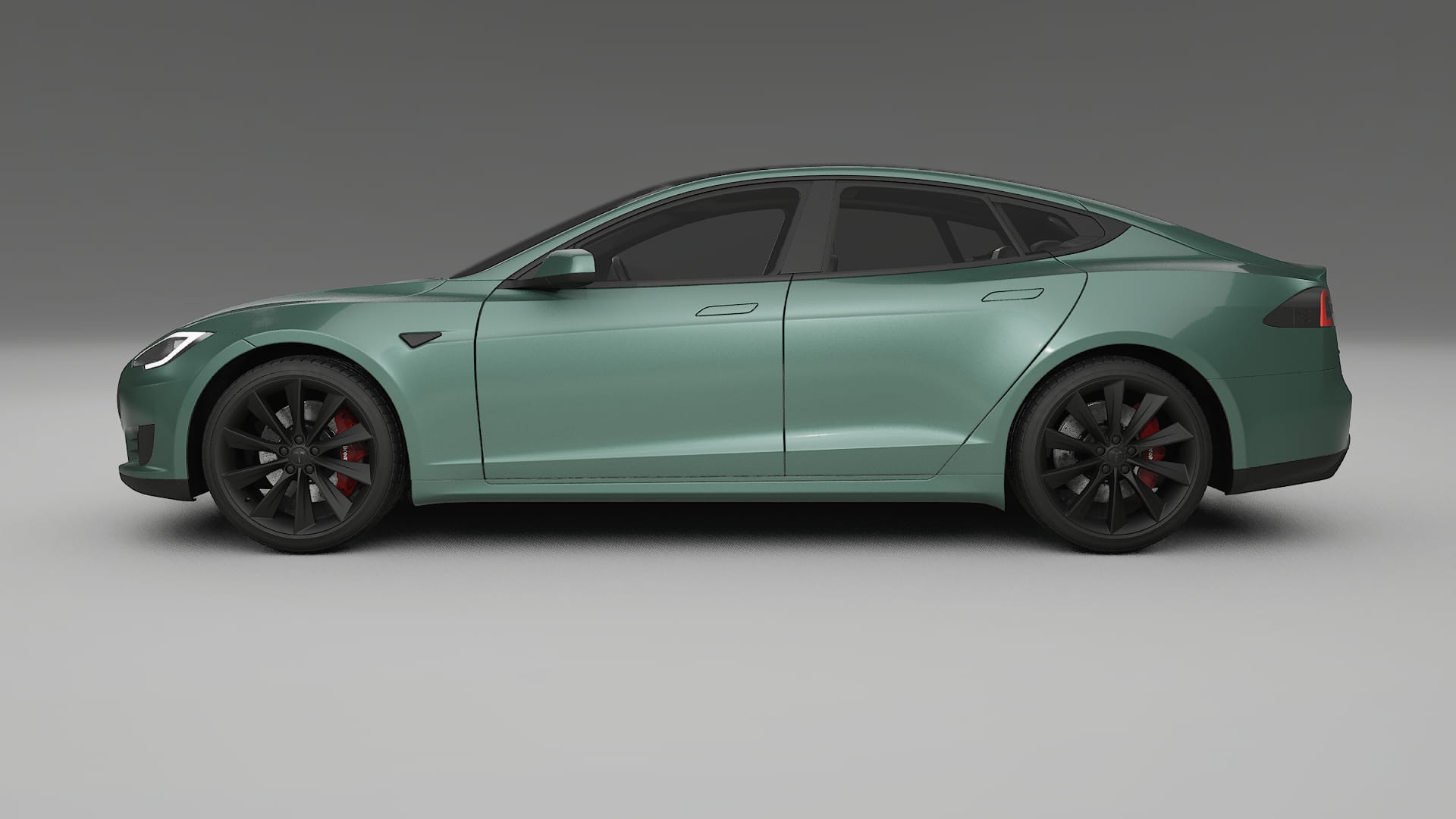 Tesla Model S TPU Lakbeschermingsfolie | EVERGREEN Kleurveranderende PPF – Volledig Voorgesneden Kit