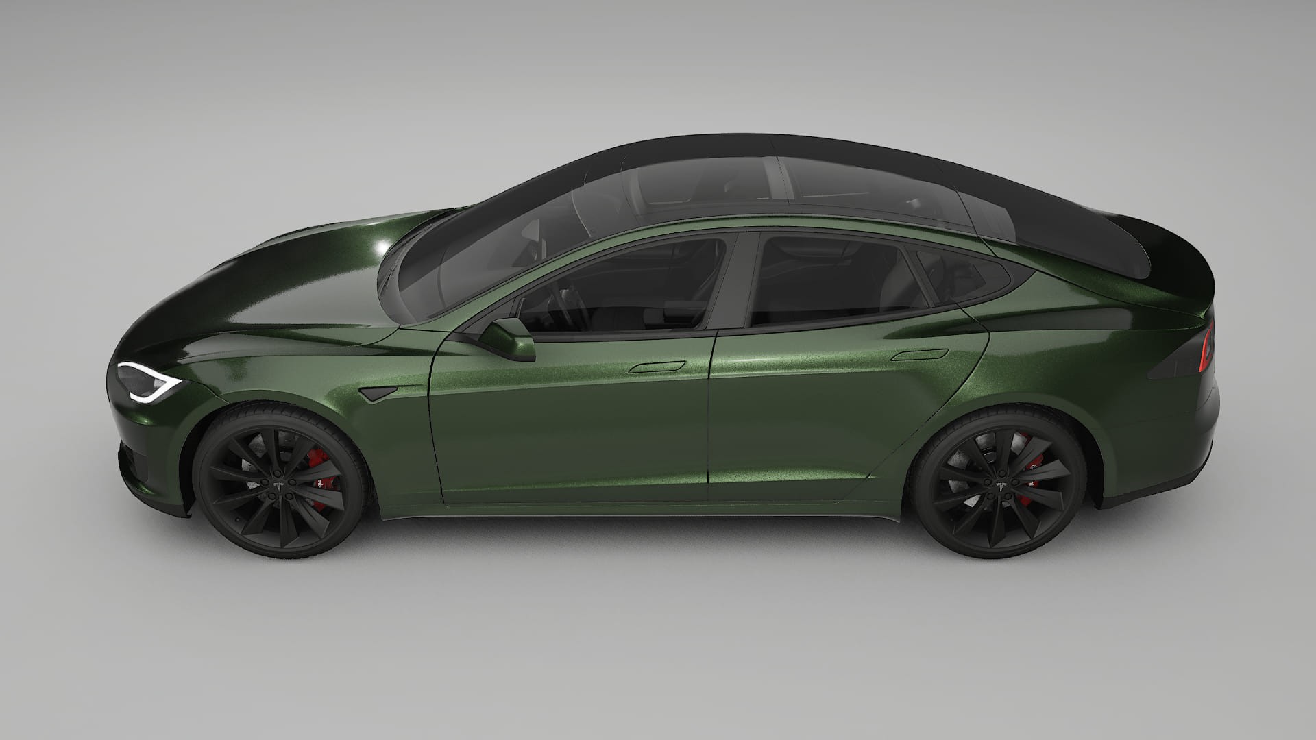 Tesla Model S TPU Lakbeschermingsfolie | LAGOON Kleurveranderende PPF – Volledig Voorgesneden Kit