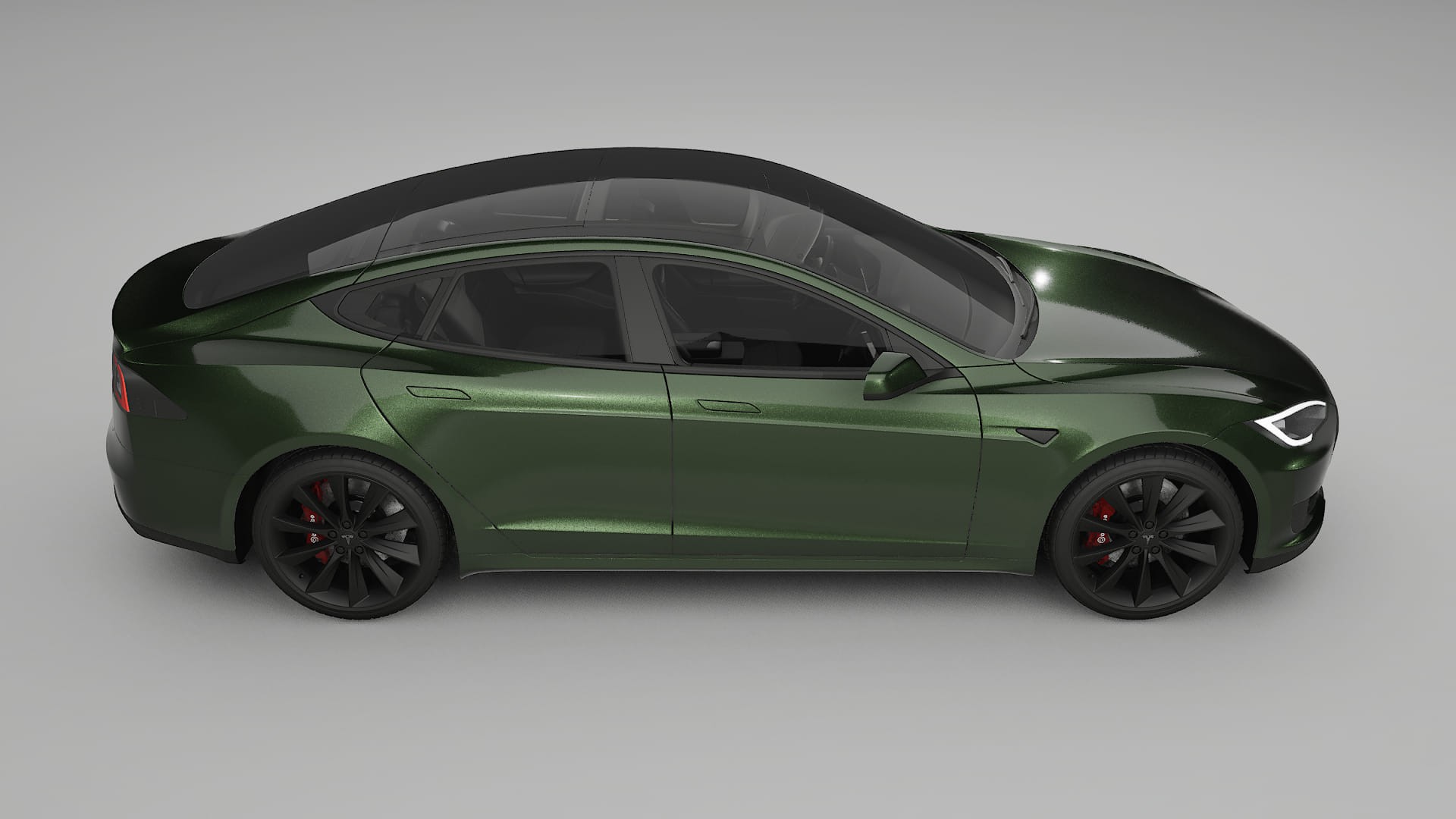 Tesla Model S TPU Lakbeschermingsfolie | LAGOON Kleurveranderende PPF – Volledig Voorgesneden Kit