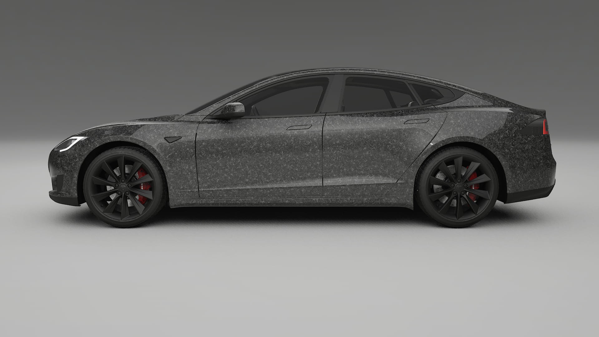 Tesla Model S TPU Lakbeschermingsfolie | FORGED S Kleurveranderende PPF – Volledig Voorgesneden Kit