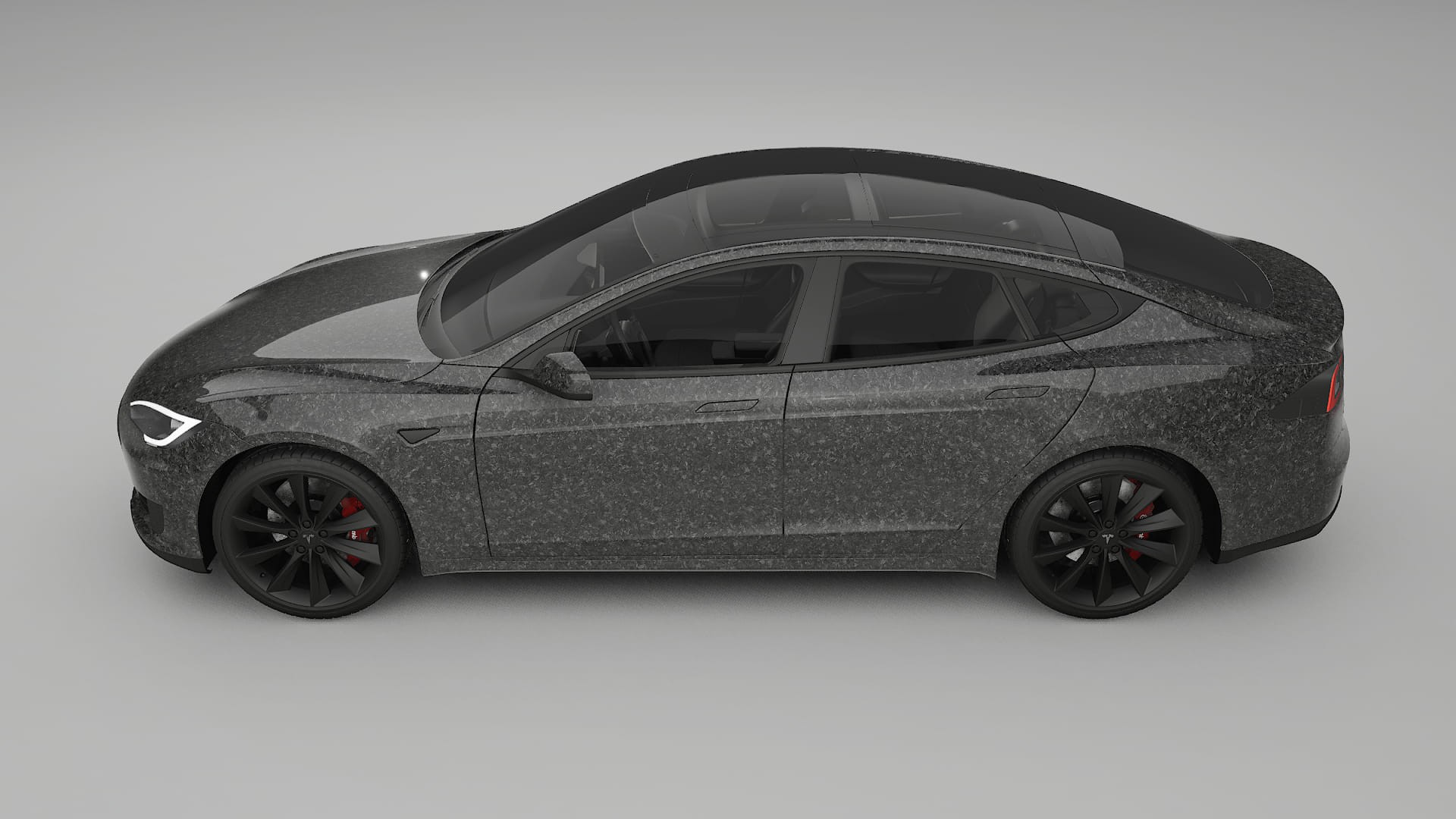Tesla Model S TPU Lakbeschermingsfolie | FORGED S Kleurveranderende PPF – Volledig Voorgesneden Kit