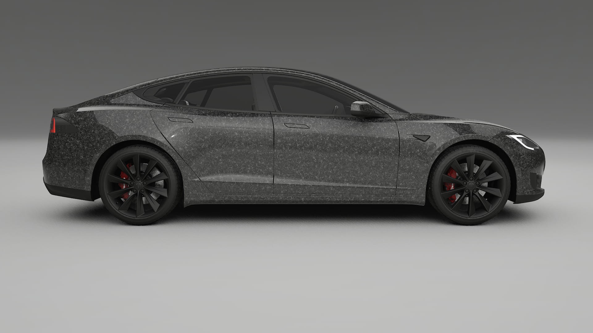 Tesla Model S TPU Lakbeschermingsfolie | FORGED S Kleurveranderende PPF – Volledig Voorgesneden Kit