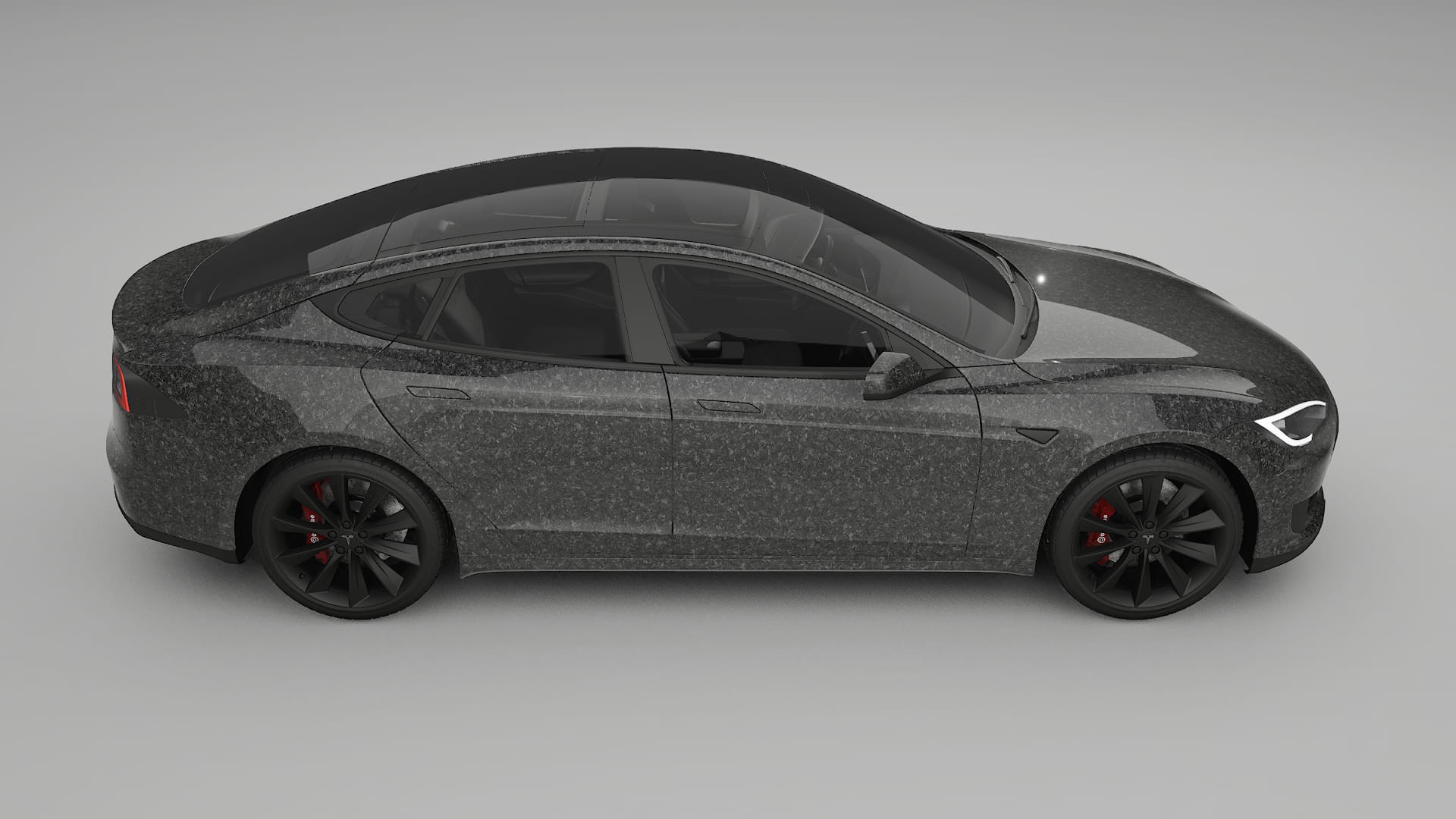 Tesla Model S TPU Lakbeschermingsfolie | FORGED S Kleurveranderende PPF – Volledig Voorgesneden Kit