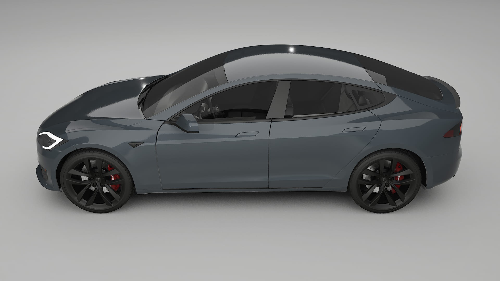 Tesla Model S Refresh TPU Lakbeschermingsfolie | GRANITE Kleurveranderende PPF – Volledig Voorgesneden Kit