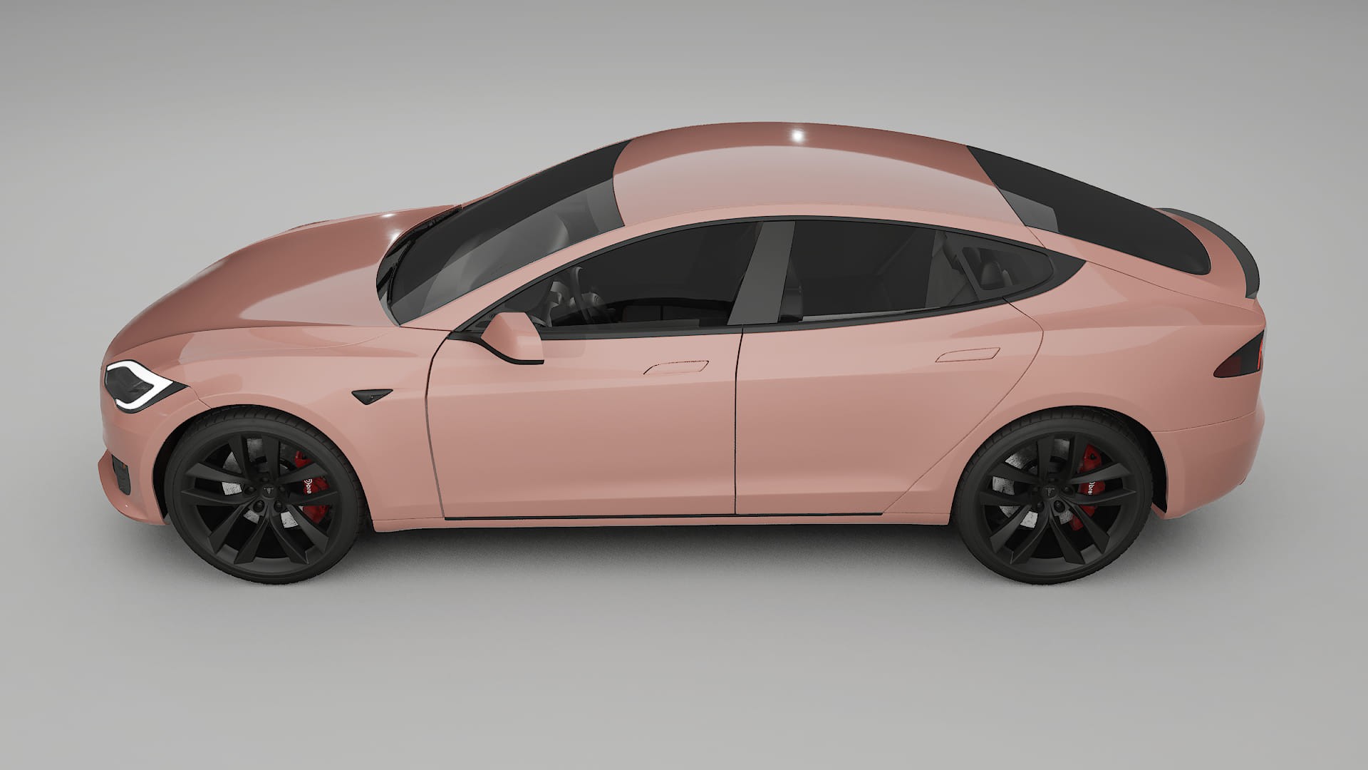 Tesla Model S Refresh TPU Lakbeschermingsfolie | BLUSH Kleurveranderende PPF – Volledig Voorgesneden Kit