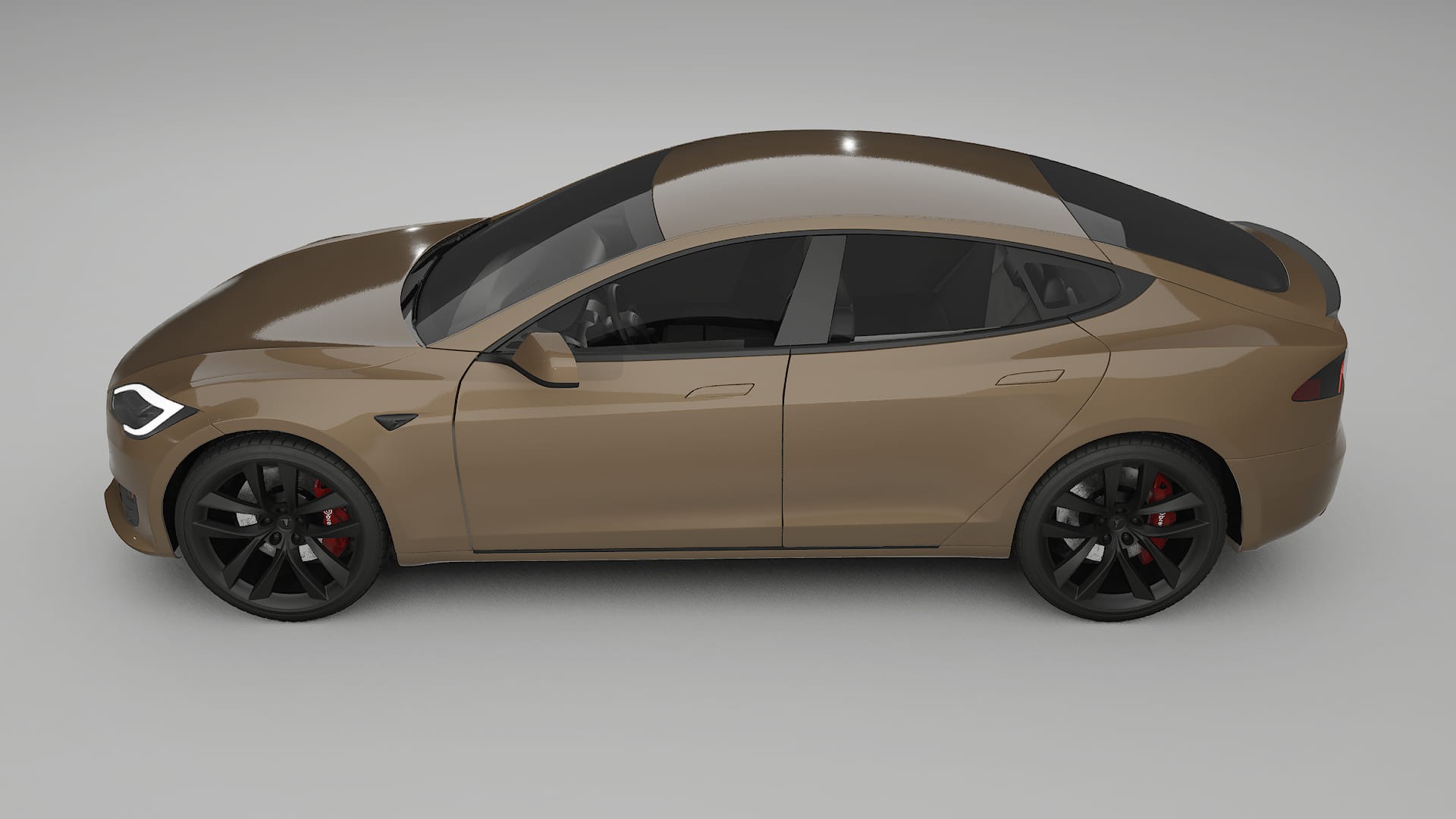 Tesla Model S Refresh TPU Lakbeschermingsfolie | SAHARA Kleurveranderende PPF – Volledig Voorgesneden Kit