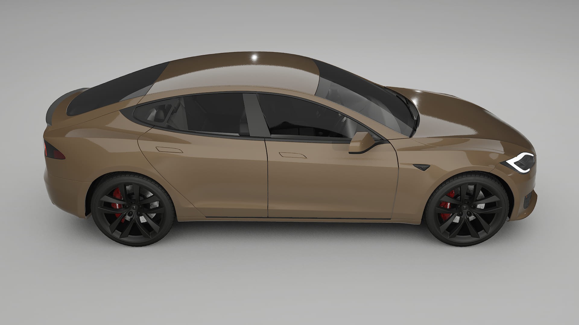 Tesla Model S Refresh TPU Lakbeschermingsfolie | SAHARA Kleurveranderende PPF – Volledig Voorgesneden Kit