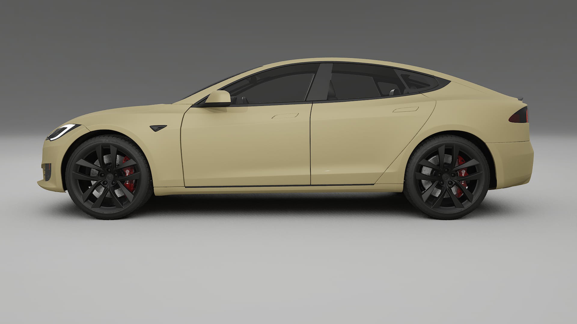 Tesla Model S Refresh TPU Lakbeschermingsfolie | SAND Kleurveranderende PPF – Volledig Voorgesneden Kit